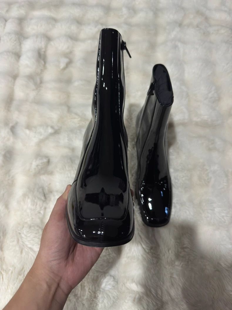 Saint Laurent Paris Saint Laurent Runway Patent Leather Boots - dmc Size US 7 / EU 40 - 8 Thumbnail