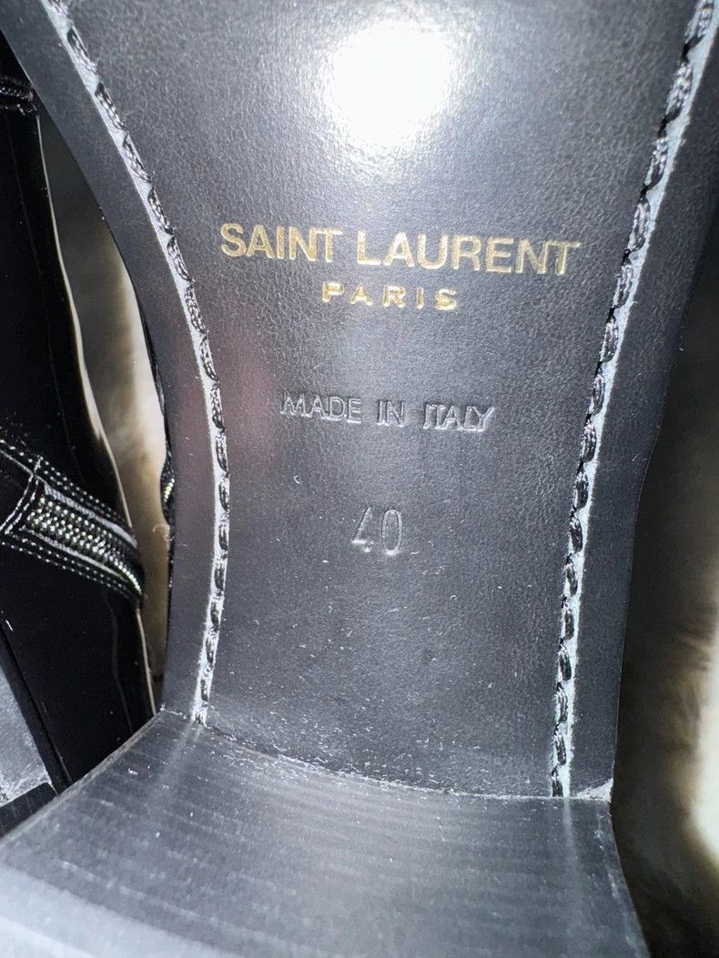 Saint Laurent Paris Saint Laurent Runway Patent Leather Boots - dmc Size US 7 / EU 40 - 5 Thumbnail