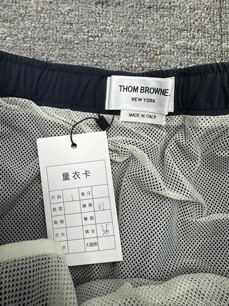 Thom Browne Thom Browne Beach Shorts Navy Blue - dmc Size US 30 / EU 46 - 4 Thumbnail
