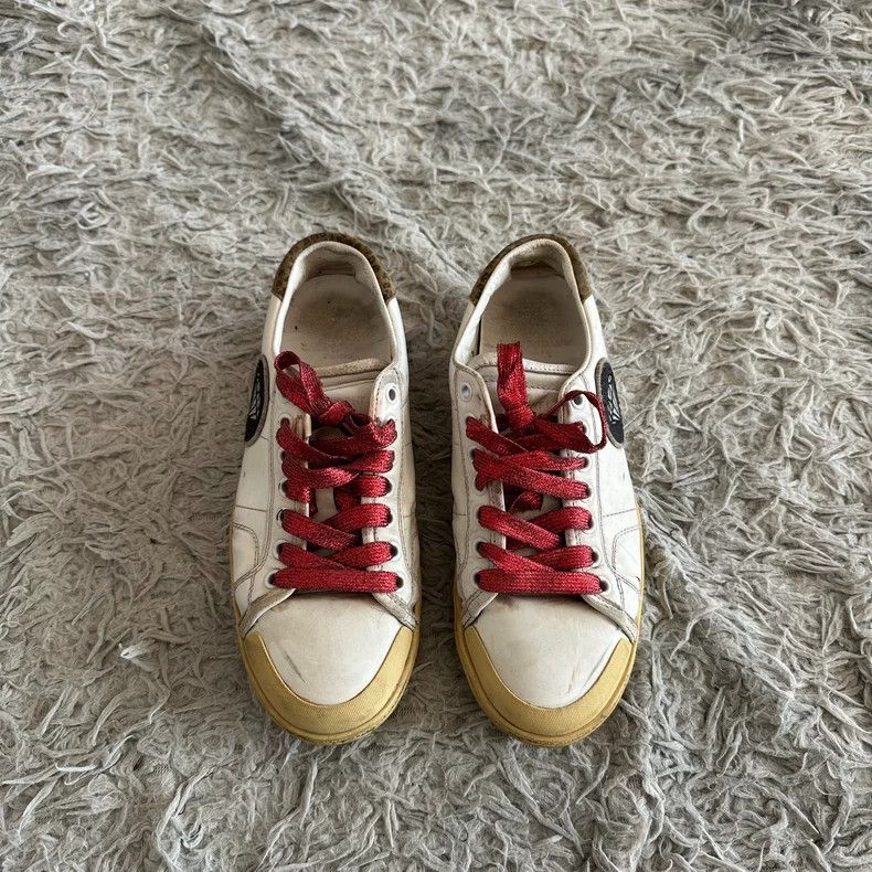 Saint Laurent Paris Saint Laurent Distressed Low-Top Sneakers - dmc Size US 6 / EU 39 - 4 Thumbnail