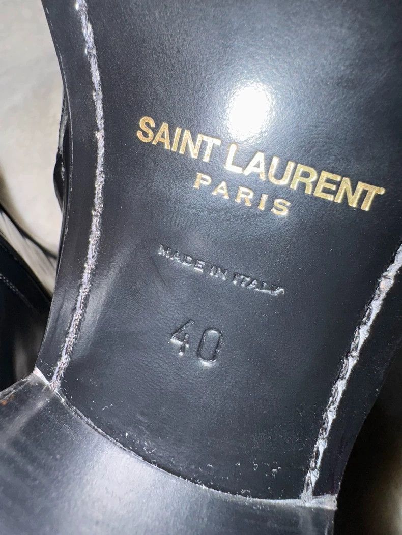 Saint Laurent Paris Saint Laurent YSL Patent Leather Ankle Boots Size 40 - dmc Size US 7 / EU 40 - 8 Thumbnail