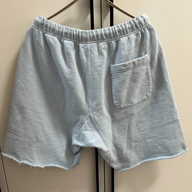 Saint Michael SAINT Mxxxxxx Blue Ribbon Logo Sweat Shorts - dmc Size US 34 / EU 50 - 2 Thumbnail