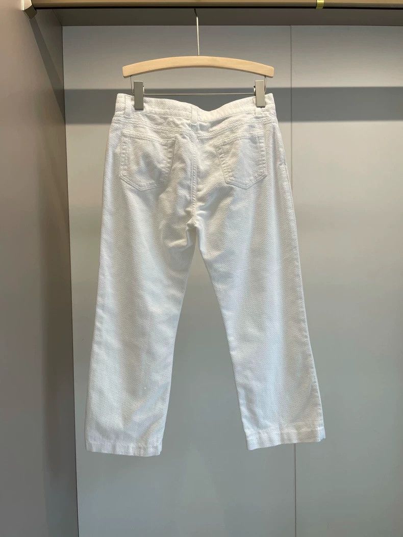 Loro Piana Loro Piana White Casual Pants - dmc Size US 30 / EU 46 - 2 Thumbnail