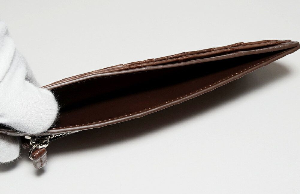 Other Other Crocodile Matte Zipper Long Wallet with Coin Purse Natural Material Long Wallet DUTY FREE for USA Size ONE SIZE - 5 Thumbnail