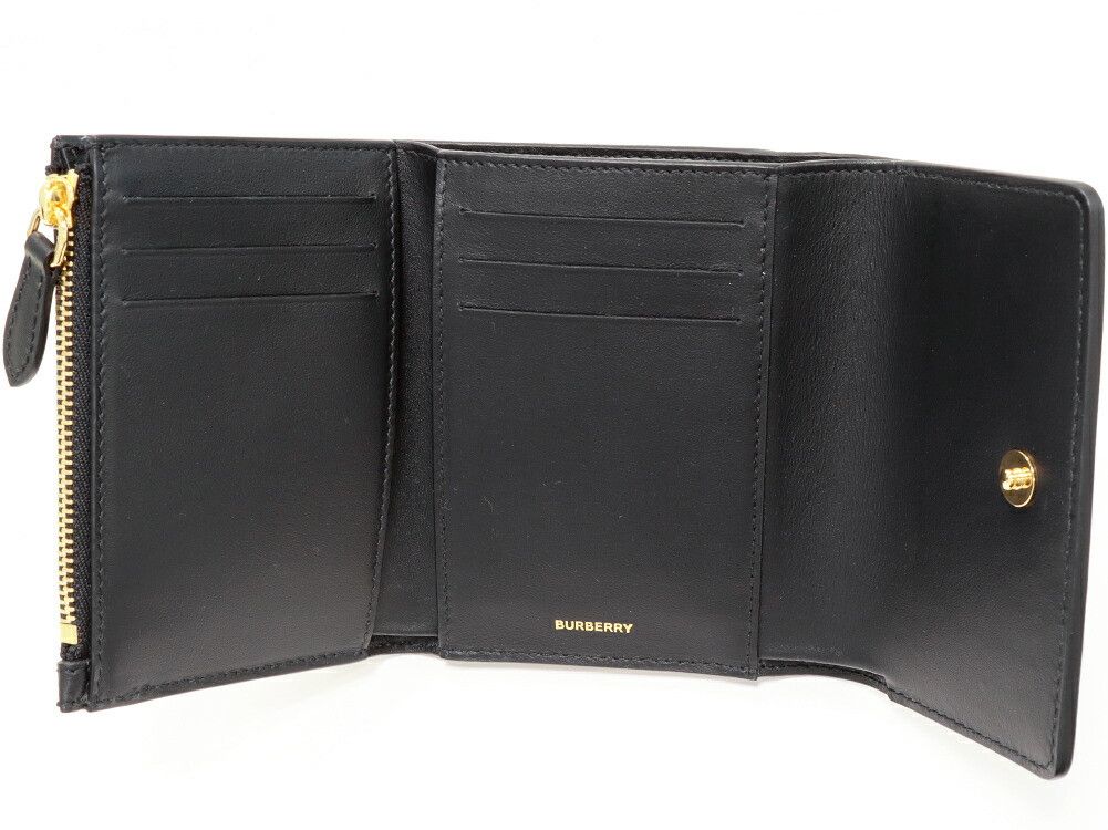 Burberry Burberry Burberry PVC Canvas Small Folding Wallet Wallet 80579761 Canvas Short Wallet 80579761 DUTY FREE for USA Size ONE SIZE - 4 Thumbnail