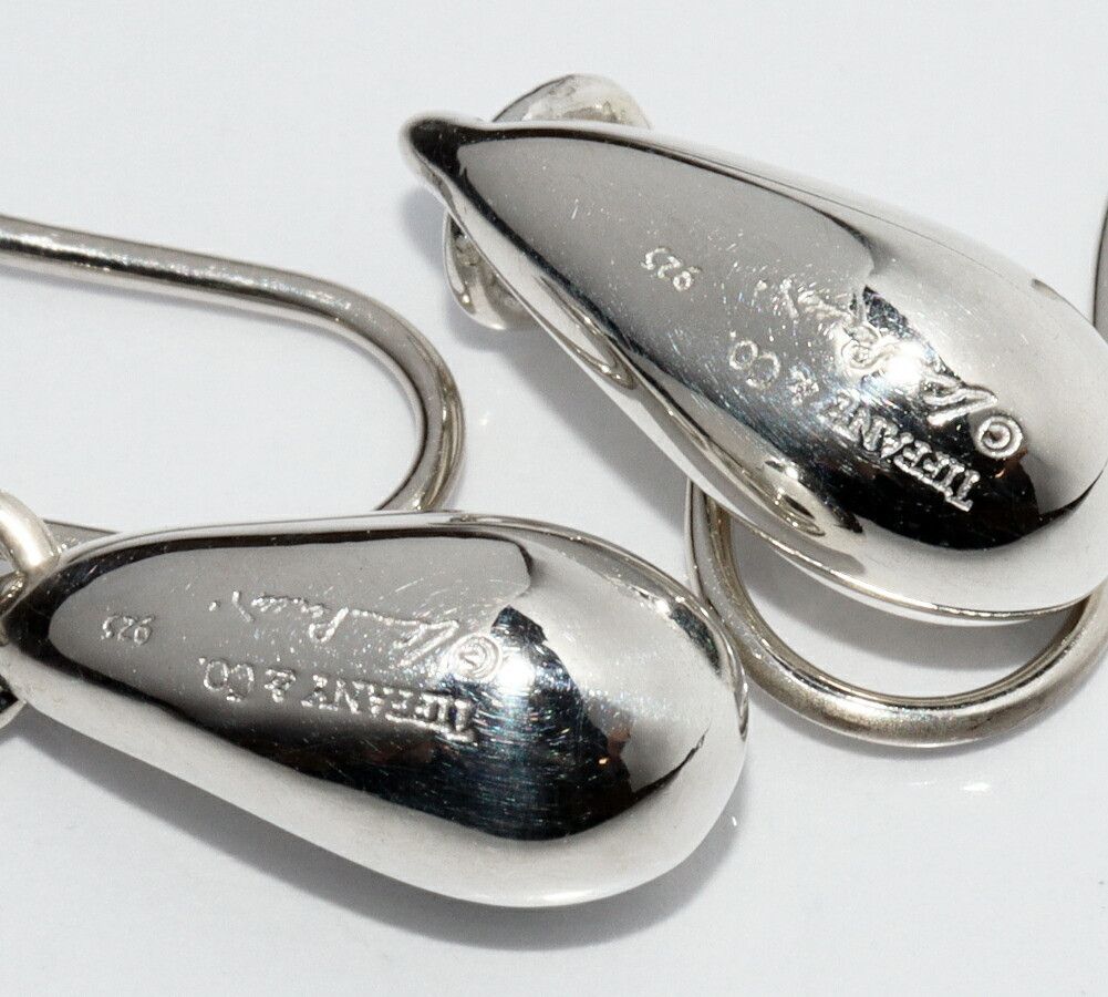 Tiffany & Co. Tiffany & Co. Tiffany & Co. Silver 925 Elsa Peretti Teardrop Earrings Metal Earrings DUTY FREE for USA Size ONE SIZE - 4 Thumbnail