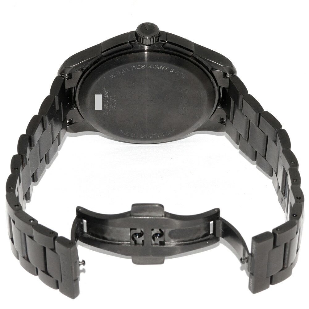 Gucci Gucci Gucci Black Dial G-Timeless Chronograph YA126274 Metal Quartz 126.2 YA126274 DUTY FREE for USA Size ONE SIZE - 2 Thumbnail