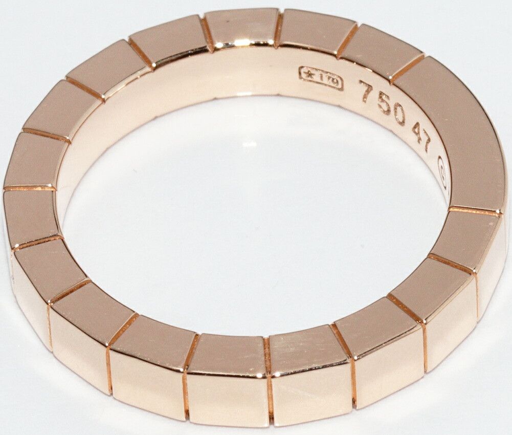 Cartier Cartier Cartier 18K Pink Gold Lanieres Ring B40483 Size 7 Calfskin Ring B40483 DUTY FREE for USA Size ONE SIZE - 3 Thumbnail