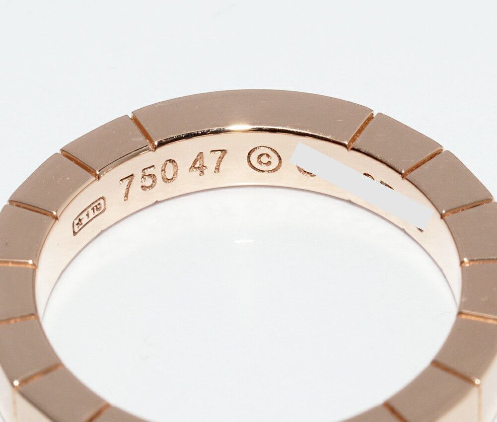 Cartier Cartier Cartier 18K Pink Gold Lanieres Ring B40483 Size 7 Calfskin Ring B40483 DUTY FREE for USA Size ONE SIZE - 4 Thumbnail