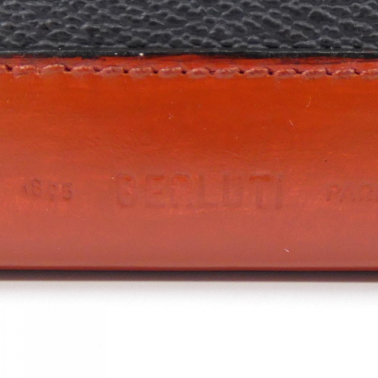 Other Other Berluti Itauba Canvas Leather Wallet Leather Long Wallet DUTY FREE for USA Size ONE SIZE - 3 Thumbnail