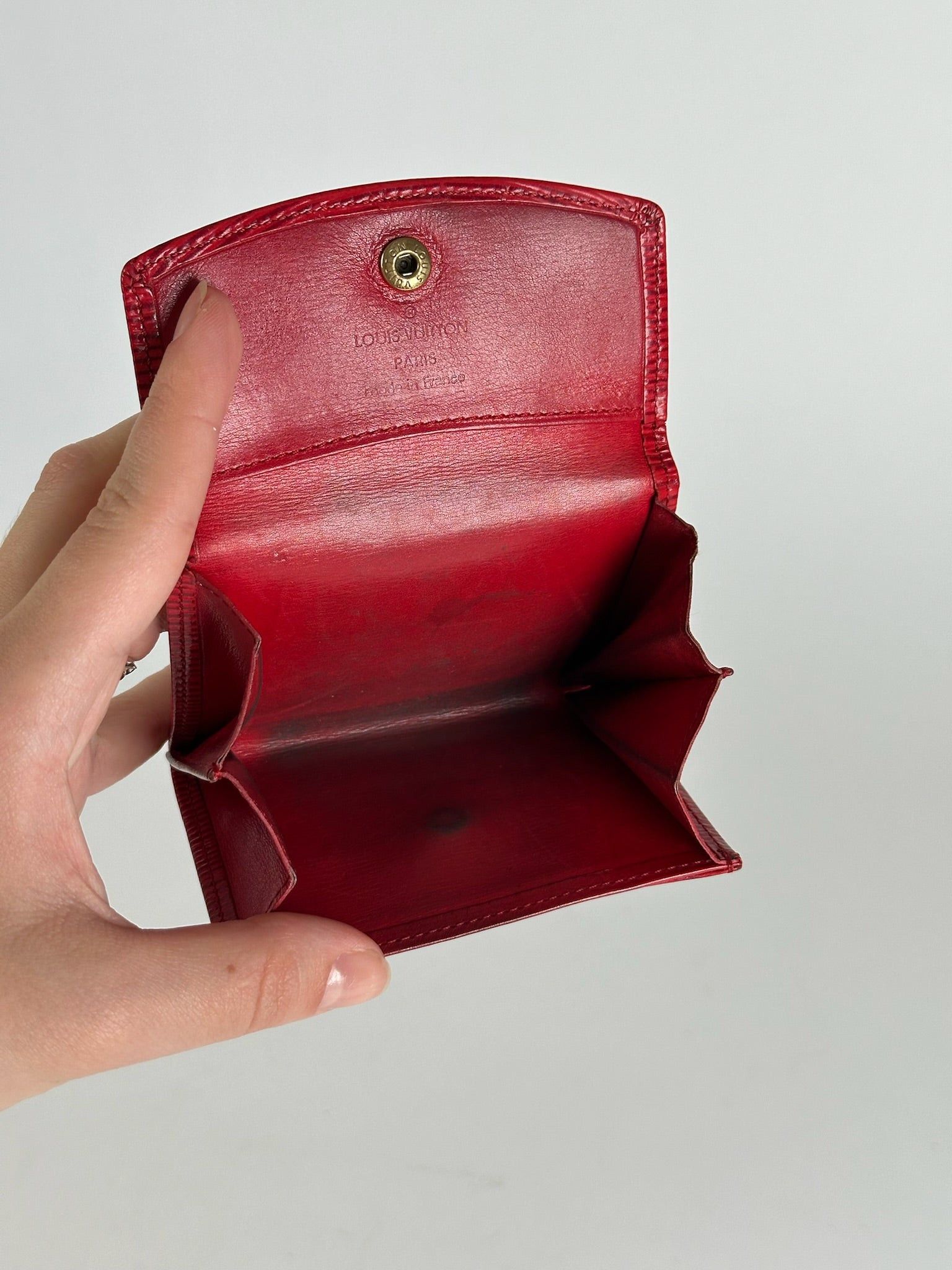 Louis Vuitton Vintage EPI Leather Card Holder red Size ONE SIZE - 5 Thumbnail
