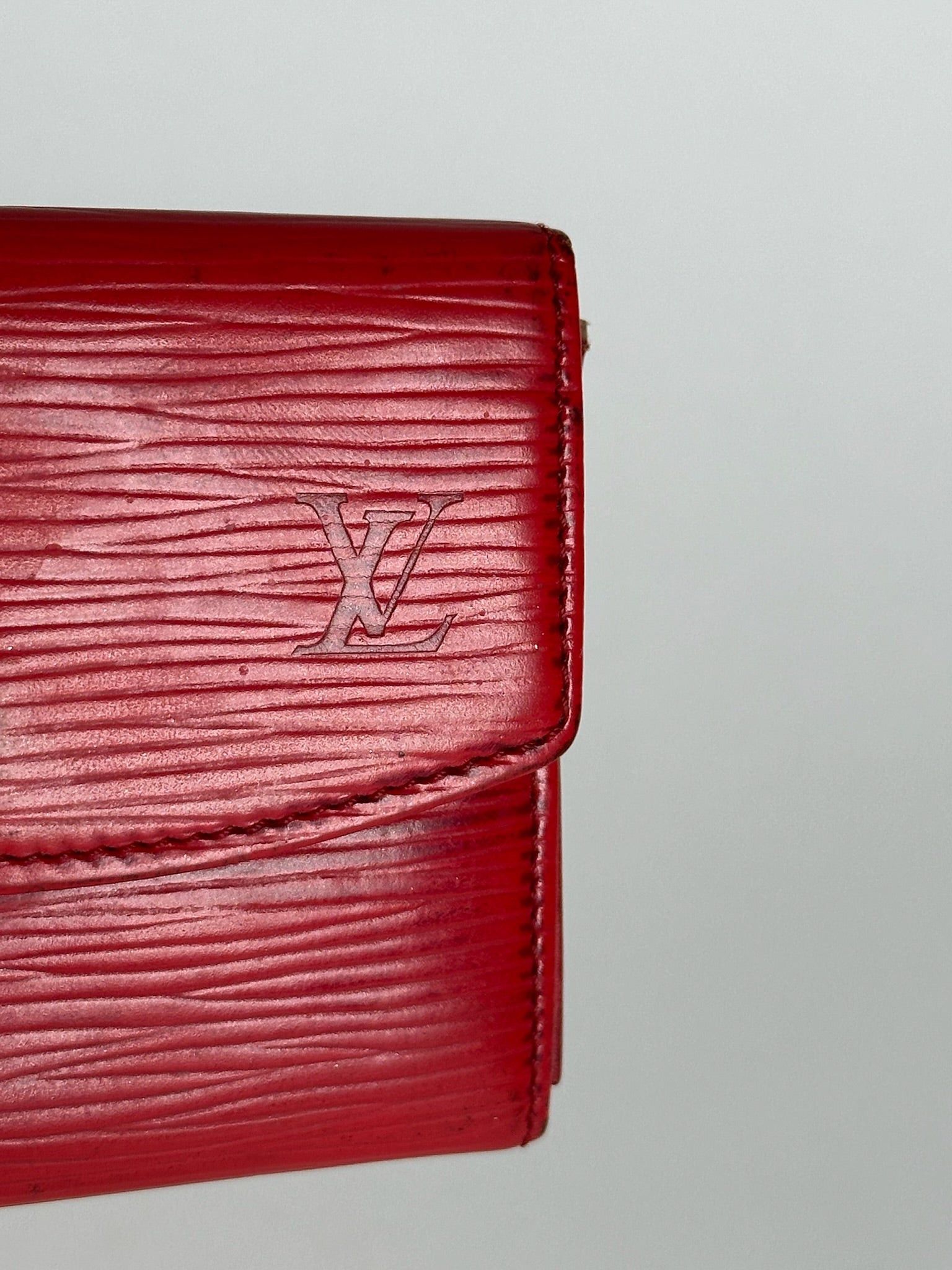 Louis Vuitton Vintage EPI Leather Card Holder red Size ONE SIZE - 7 Thumbnail