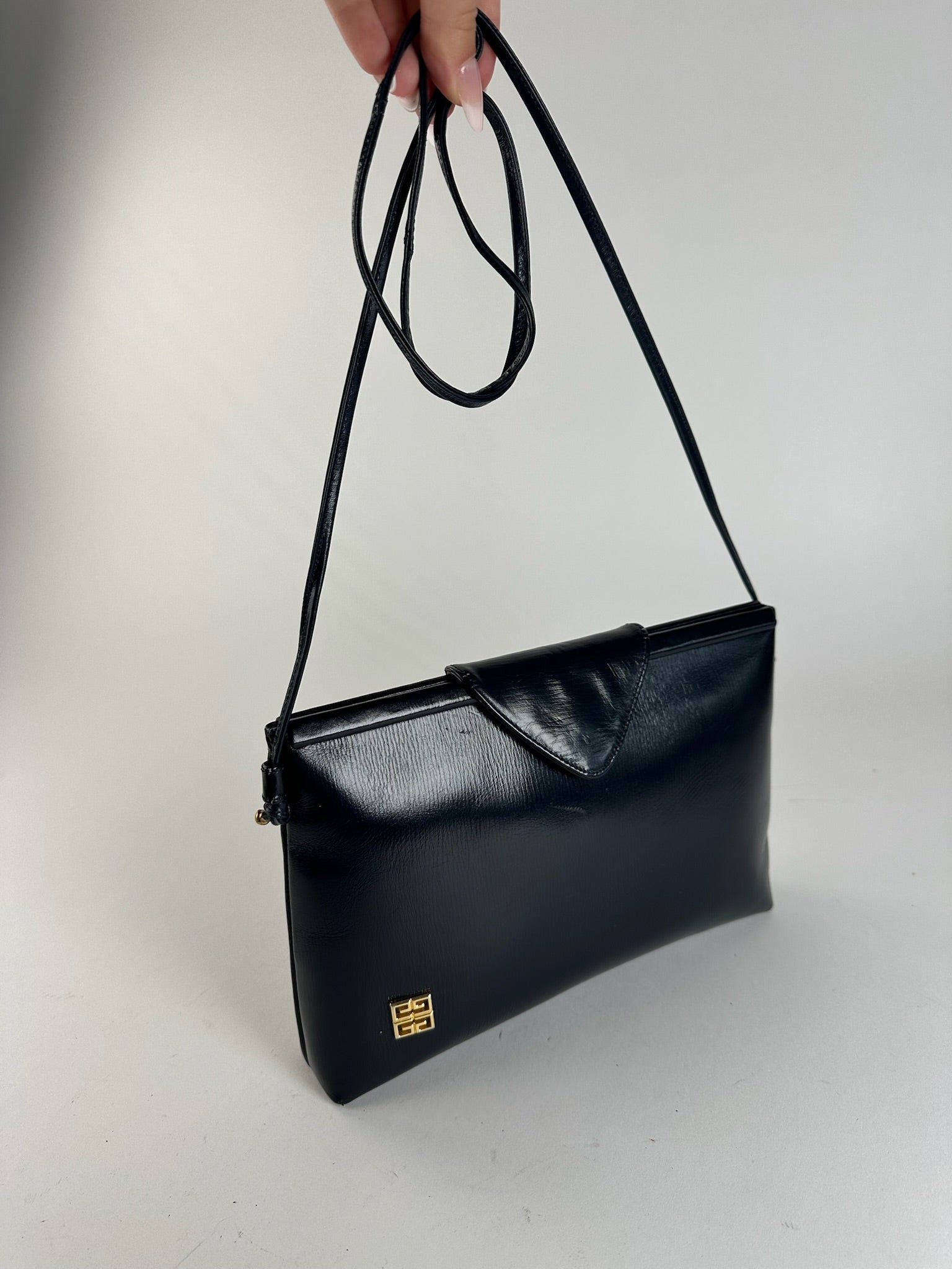 Givenchy Vintage Patent leather bag black Size ONE SIZE - 7 Thumbnail