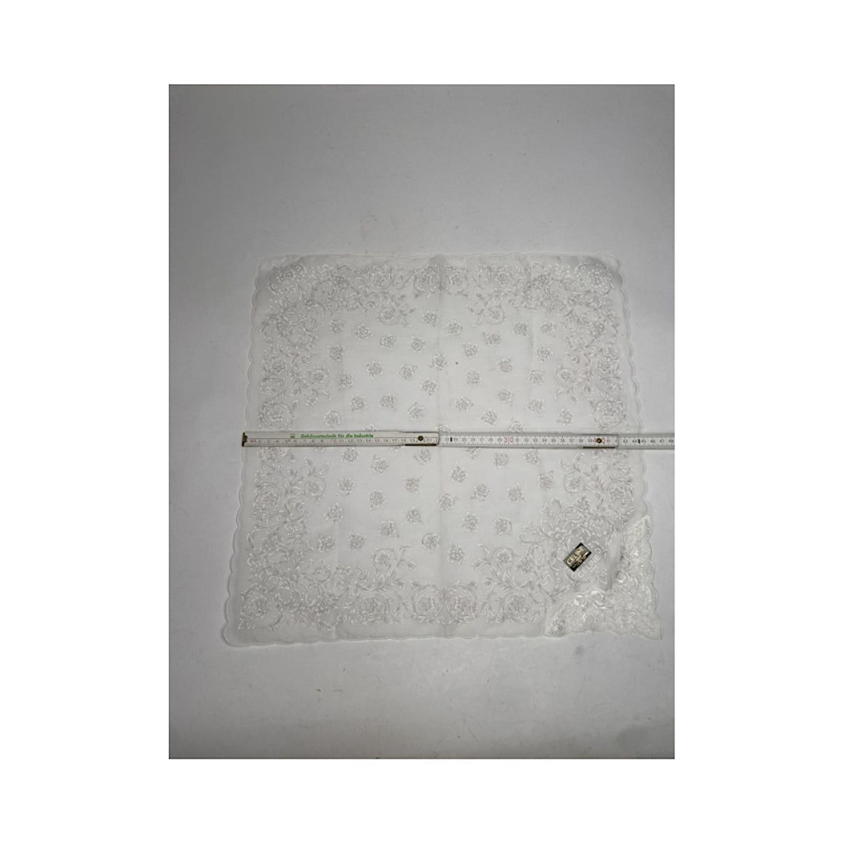 Celine White Silk Silk Handkerchief Size ONE SIZE - 5 Thumbnail