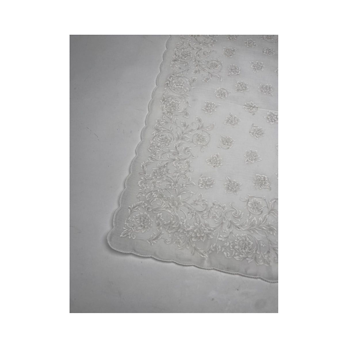 Celine White Silk Silk Handkerchief Size ONE SIZE - 3 Thumbnail