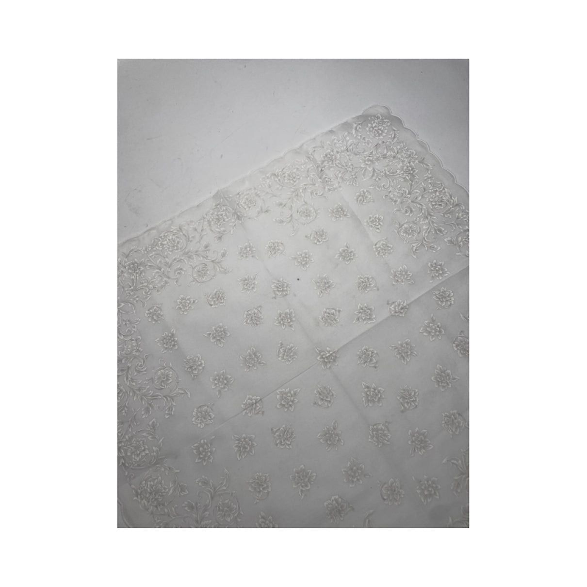 Celine White Silk Silk Handkerchief Size ONE SIZE - 4 Thumbnail