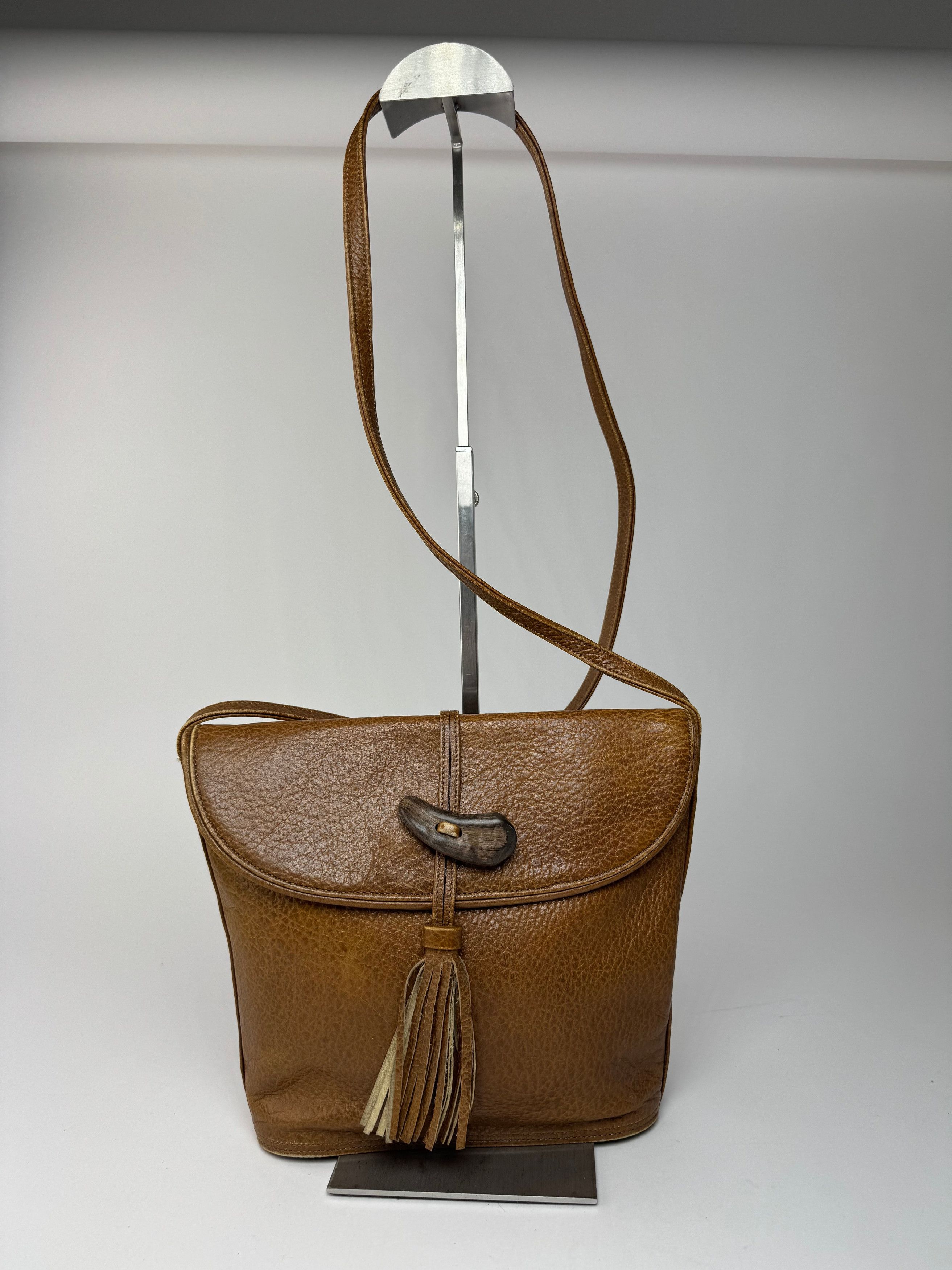 Yves Saint Laurent Vintage Mombasa Leather bag brown Size ONE SIZE - 4 Thumbnail