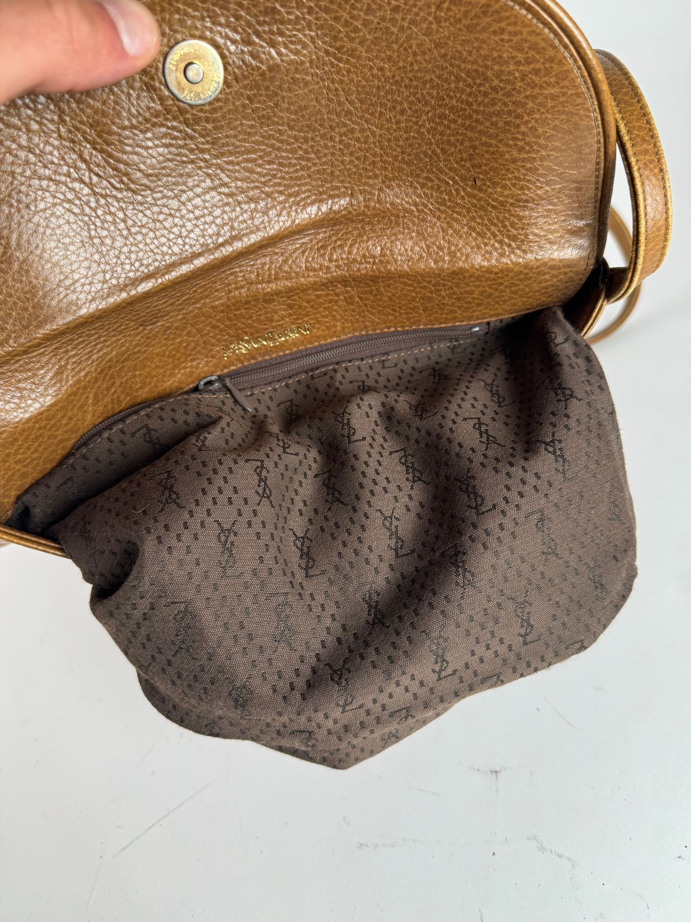 Yves Saint Laurent Vintage Mombasa Leather bag brown Size ONE SIZE - 5 Thumbnail