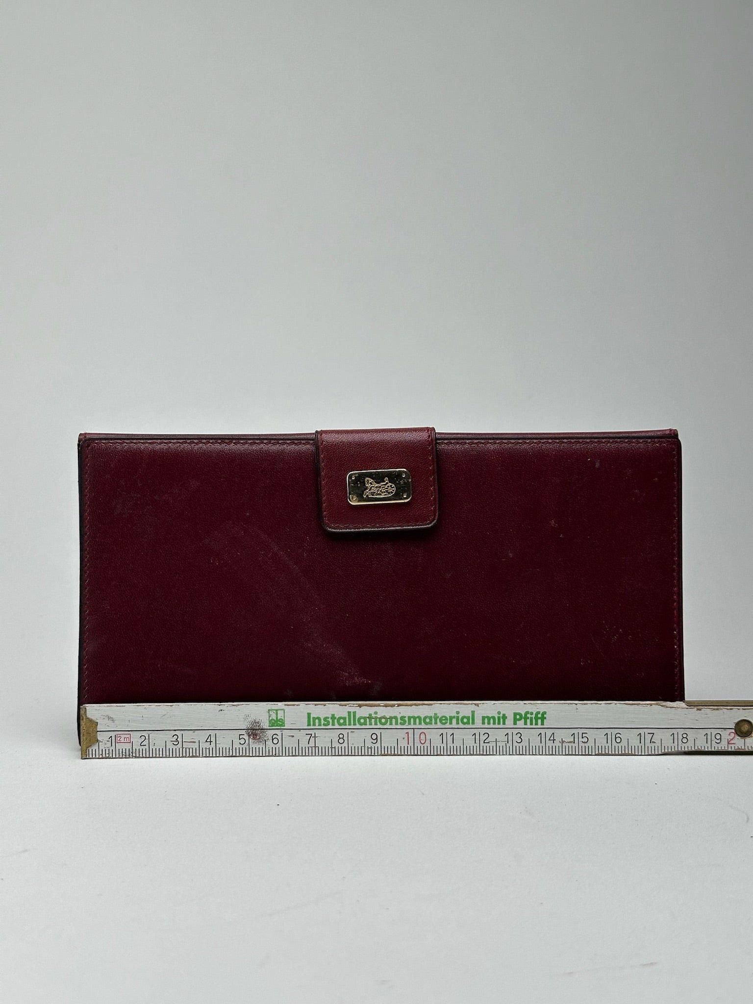 Celine Vintage Paris Leather Wallet burgundy Size ONE SIZE - 11 Thumbnail