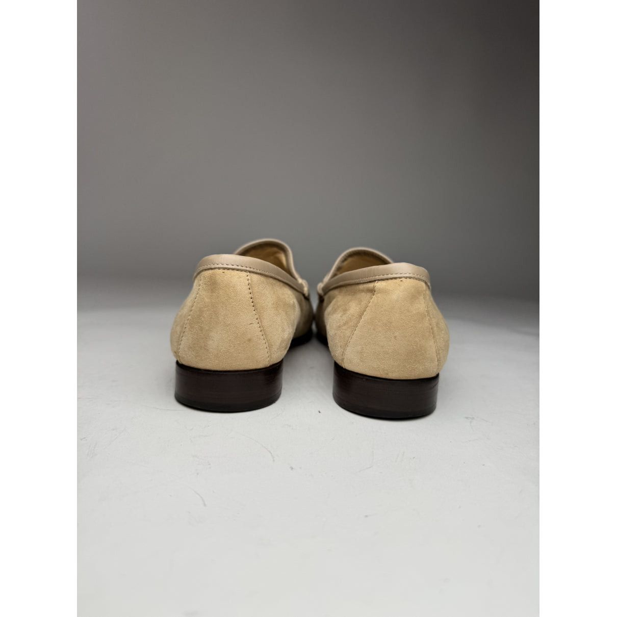 Gucci Brixton Beige Leather Flat Size US 6 / IT 36 - 5 Thumbnail