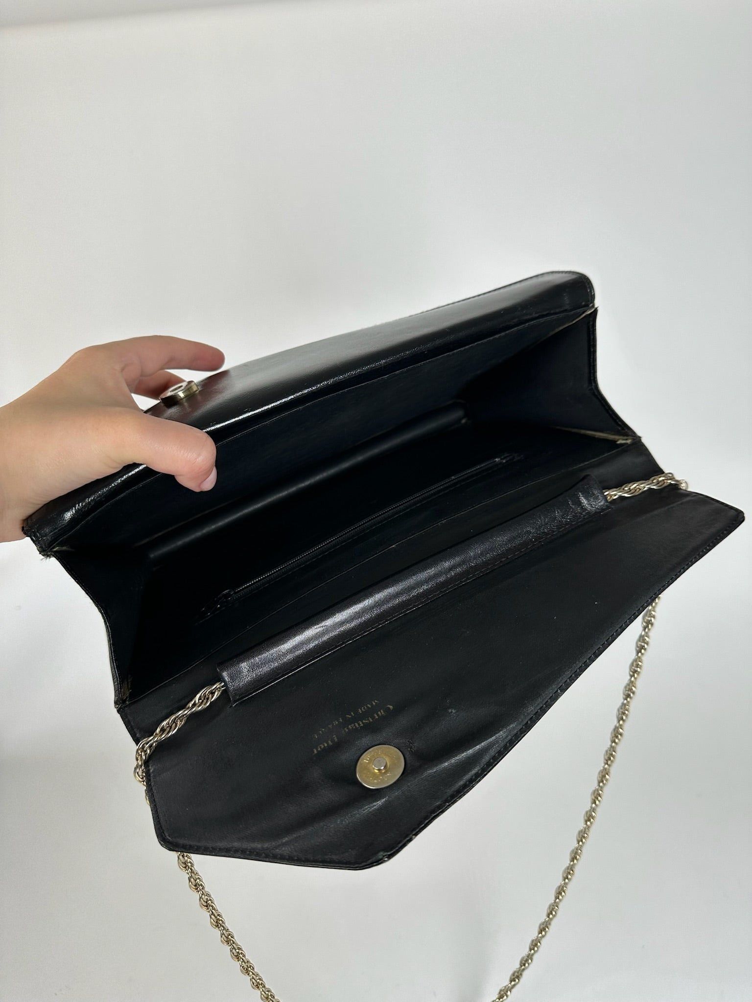 Dior Vintage Leather Bag Black Size ONE SIZE - 4 Thumbnail
