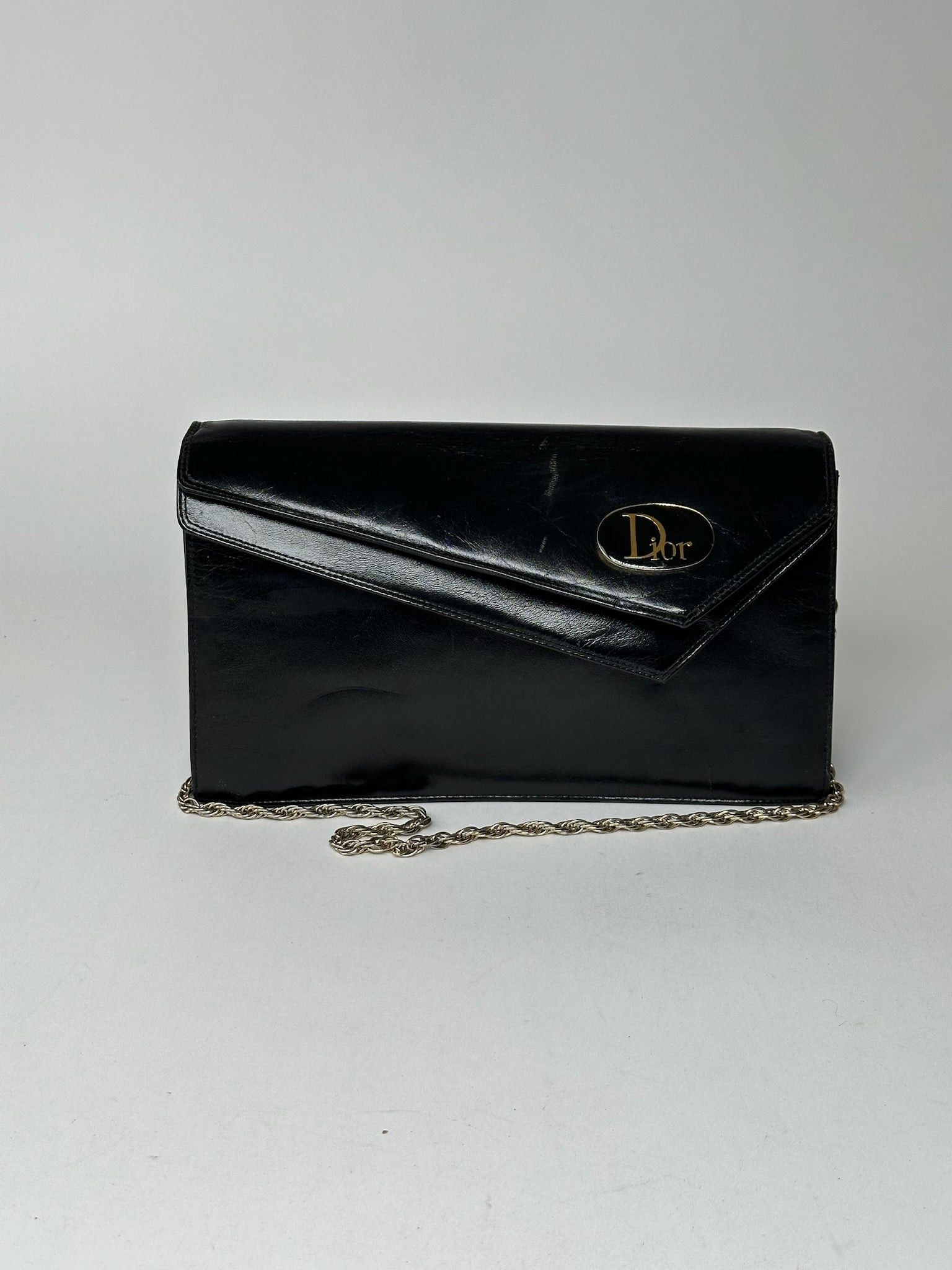 Dior Vintage Leather Bag Black Size ONE SIZE - 2 Thumbnail