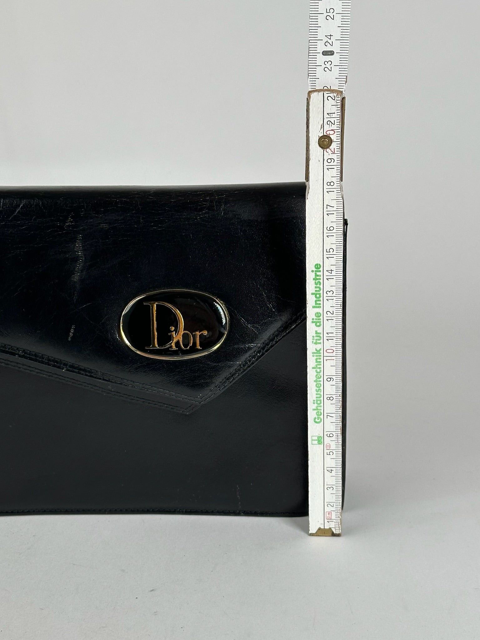 Dior Vintage Leather Bag Black Size ONE SIZE - 7 Thumbnail
