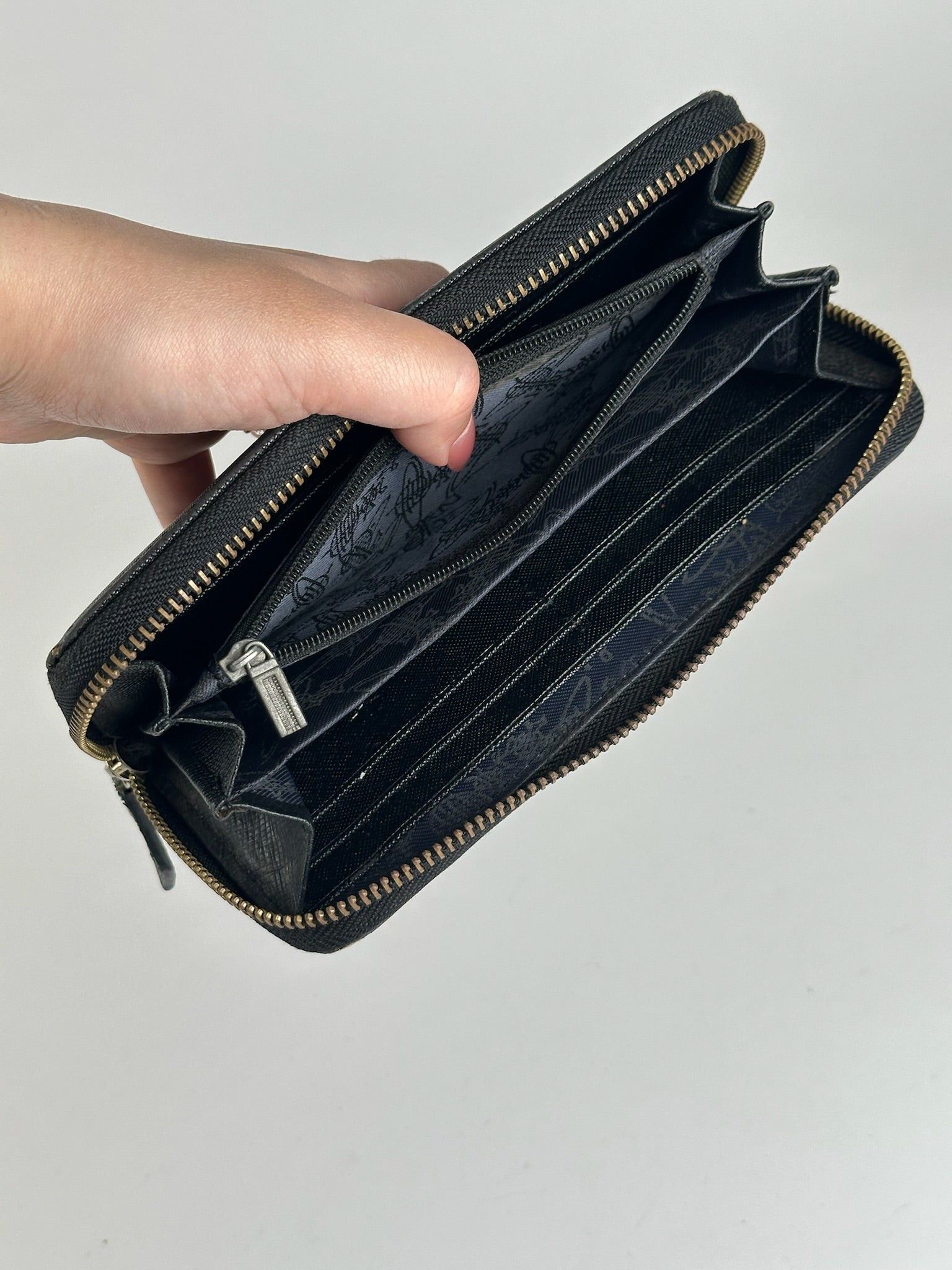 Vivienne Westwood Vintage leather wallet black Size ONE SIZE - 11 Thumbnail
