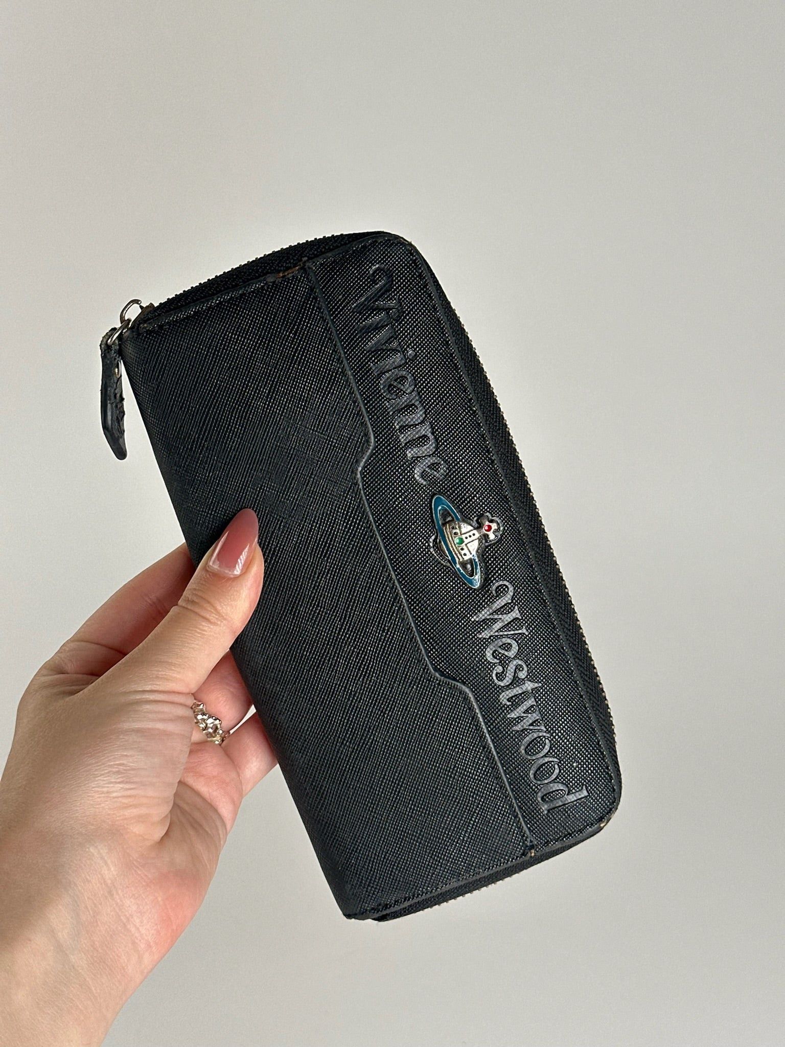 Vivienne Westwood Vintage leather wallet black Size ONE SIZE - 10 Thumbnail