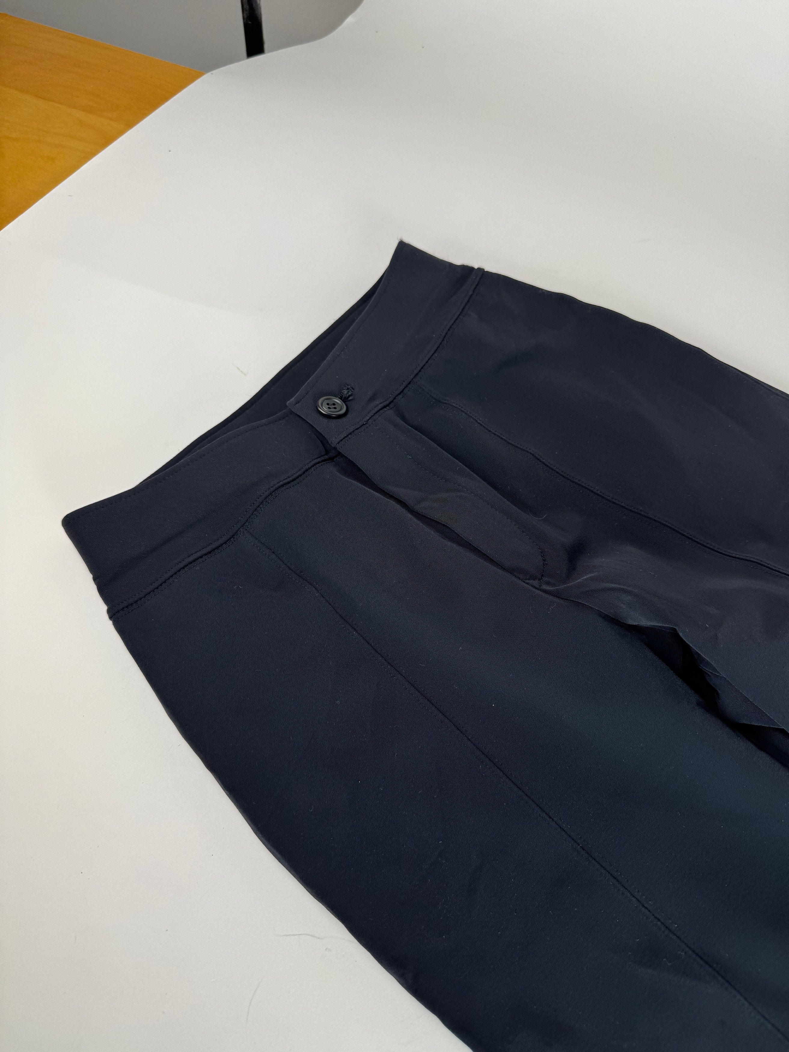 Issey Miyake Vintage Pants Black 36/S Size 27" / US 4 / IT 40 - 2 Thumbnail