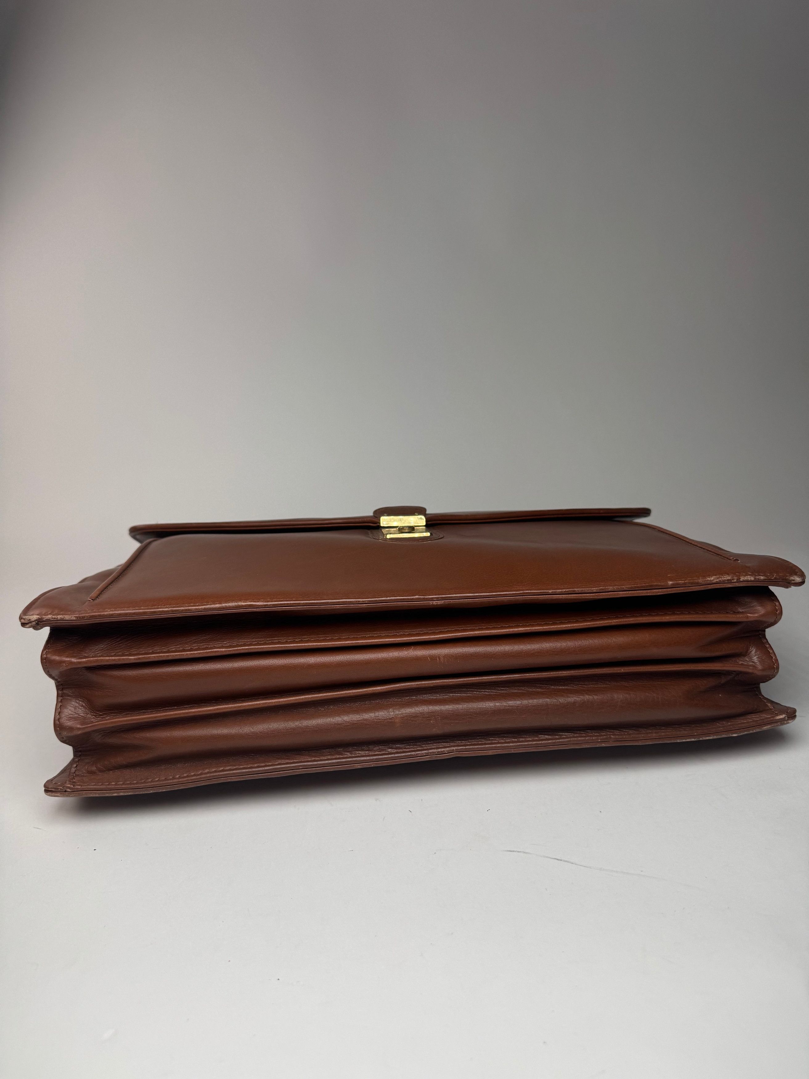 Balenciaga Vintage Leather Briefcase brown Size ONE SIZE - 8 Thumbnail