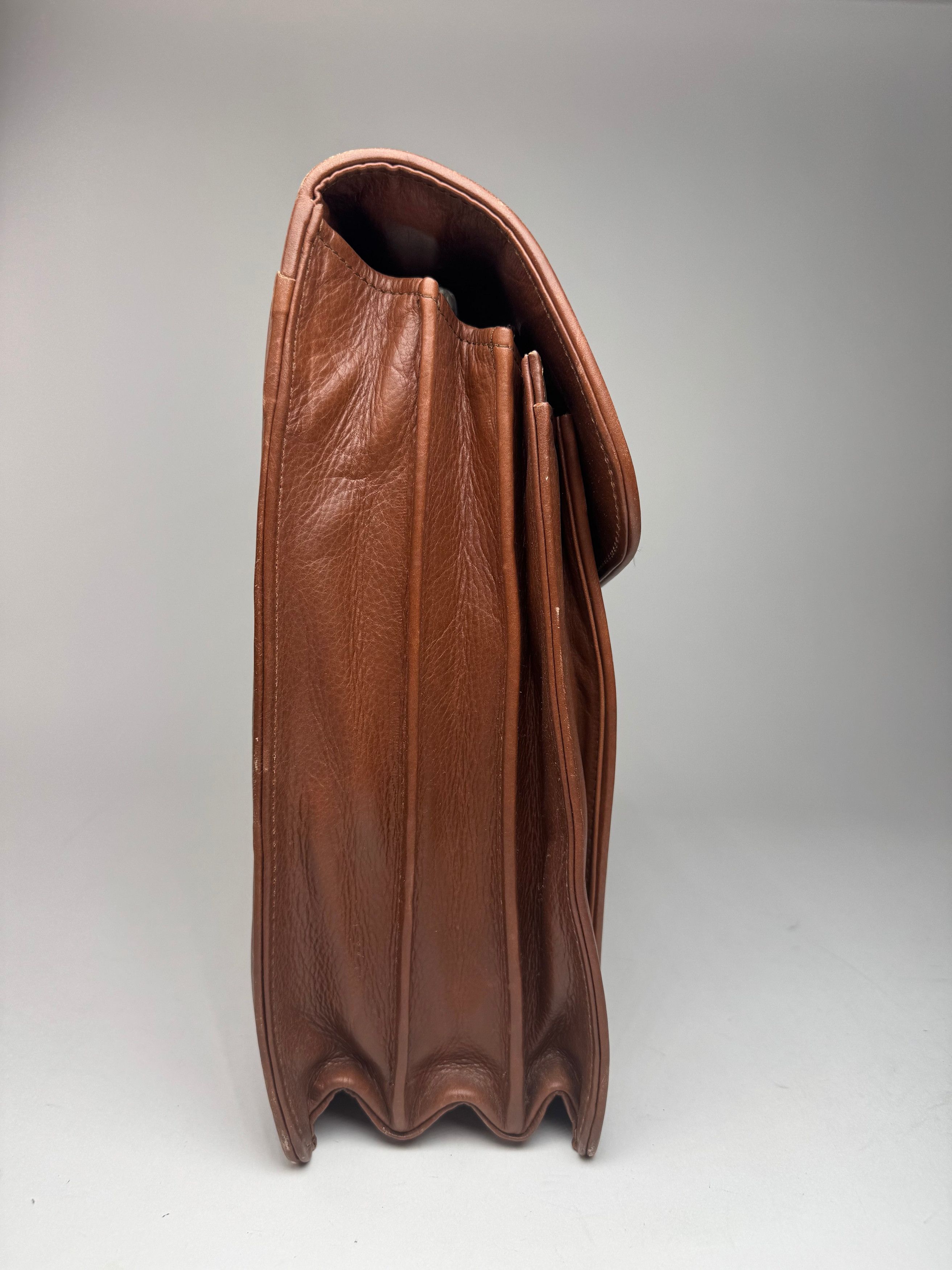Balenciaga Vintage Leather Briefcase brown Size ONE SIZE - 4 Thumbnail