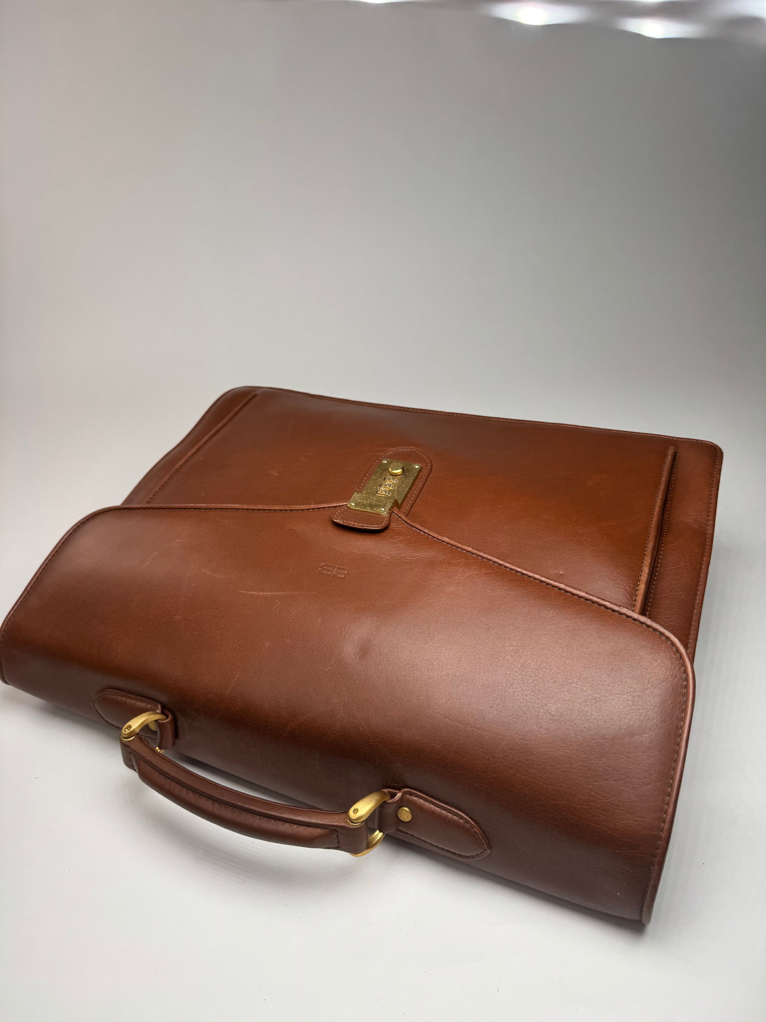 Balenciaga Vintage Leather Briefcase brown Size ONE SIZE - 6 Thumbnail