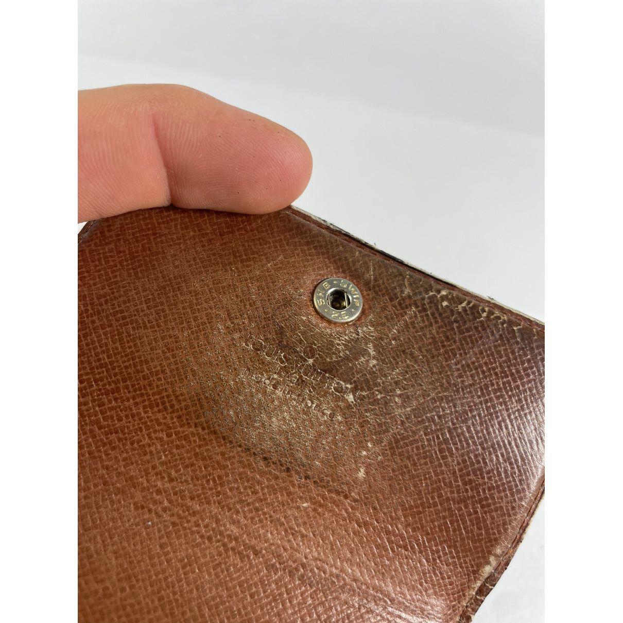 Louis Vuitton Brown Leather Purse Size ONE SIZE - 5 Thumbnail