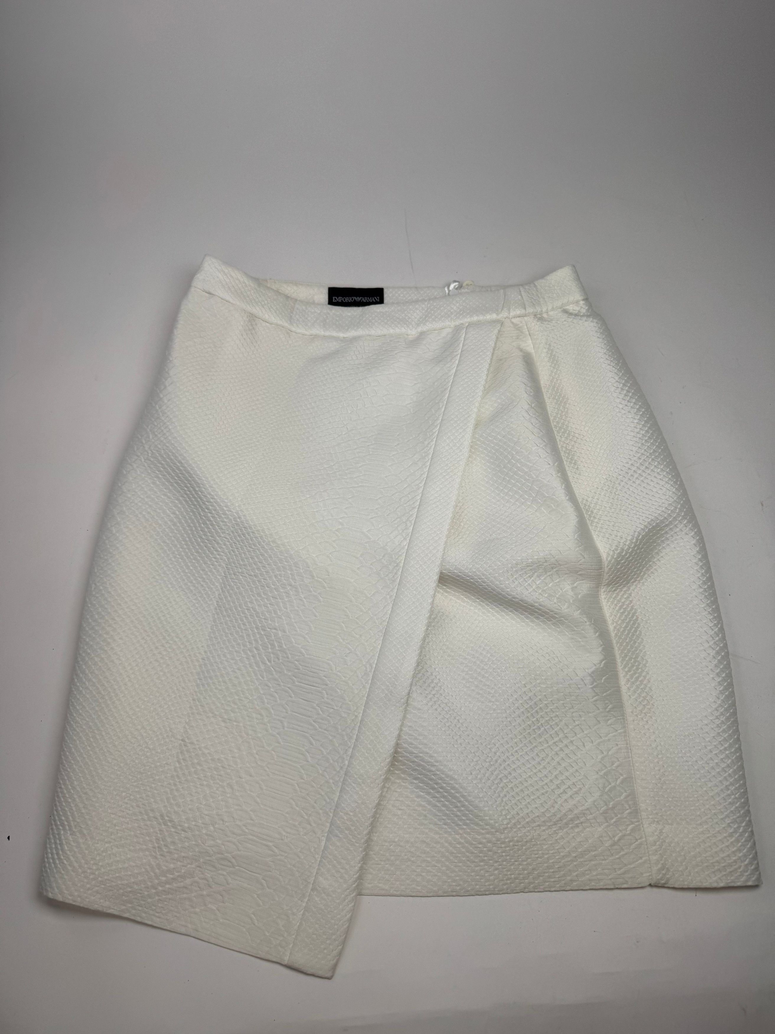 Giorgio Armani Vintage Armani Snake Skirt White Size 27" / US 4 / IT 40 - 13 Thumbnail