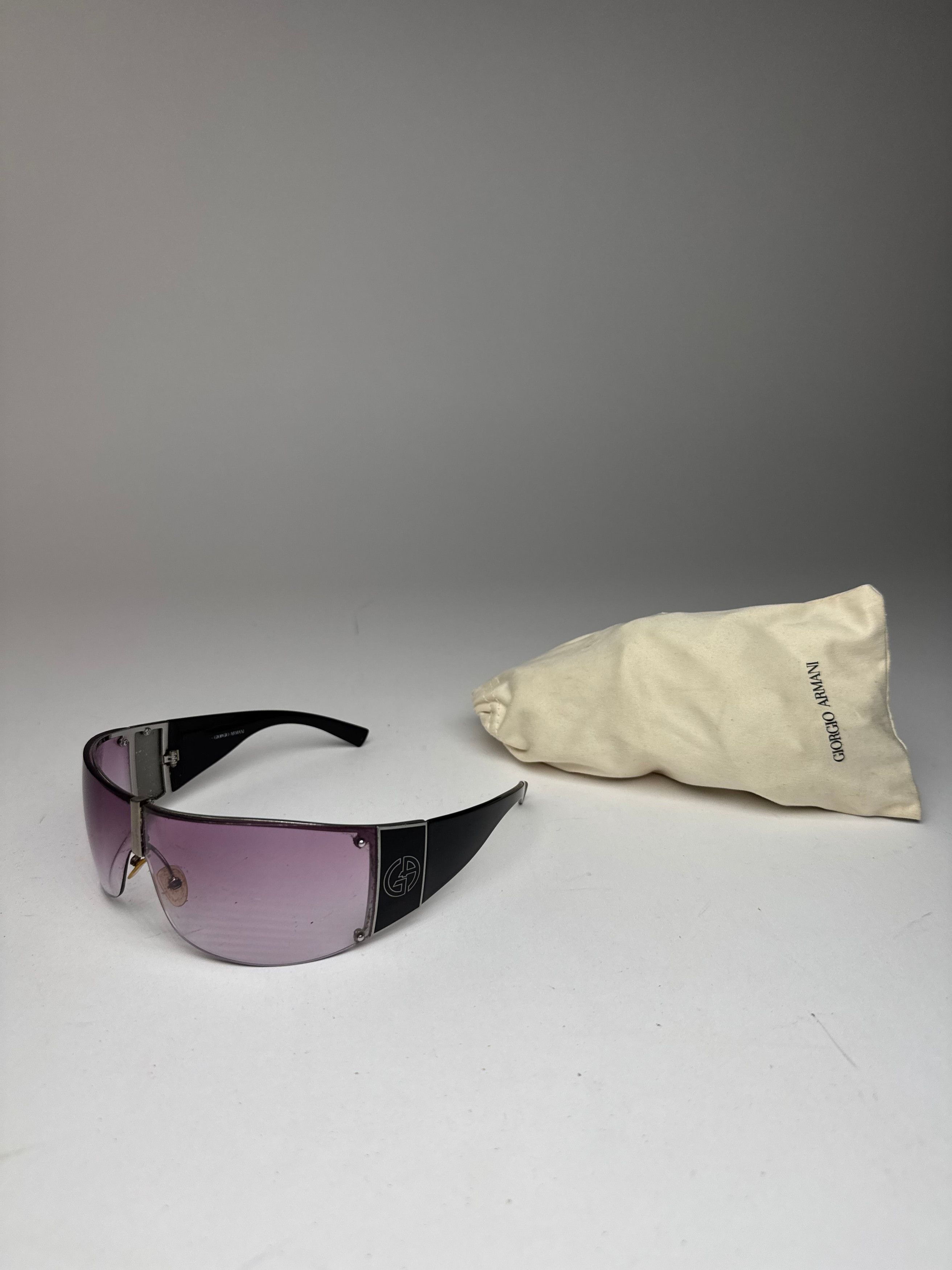 Giorgio Armani Vintage Armani Sunglasses Purple Size ONE SIZE - 15 Thumbnail