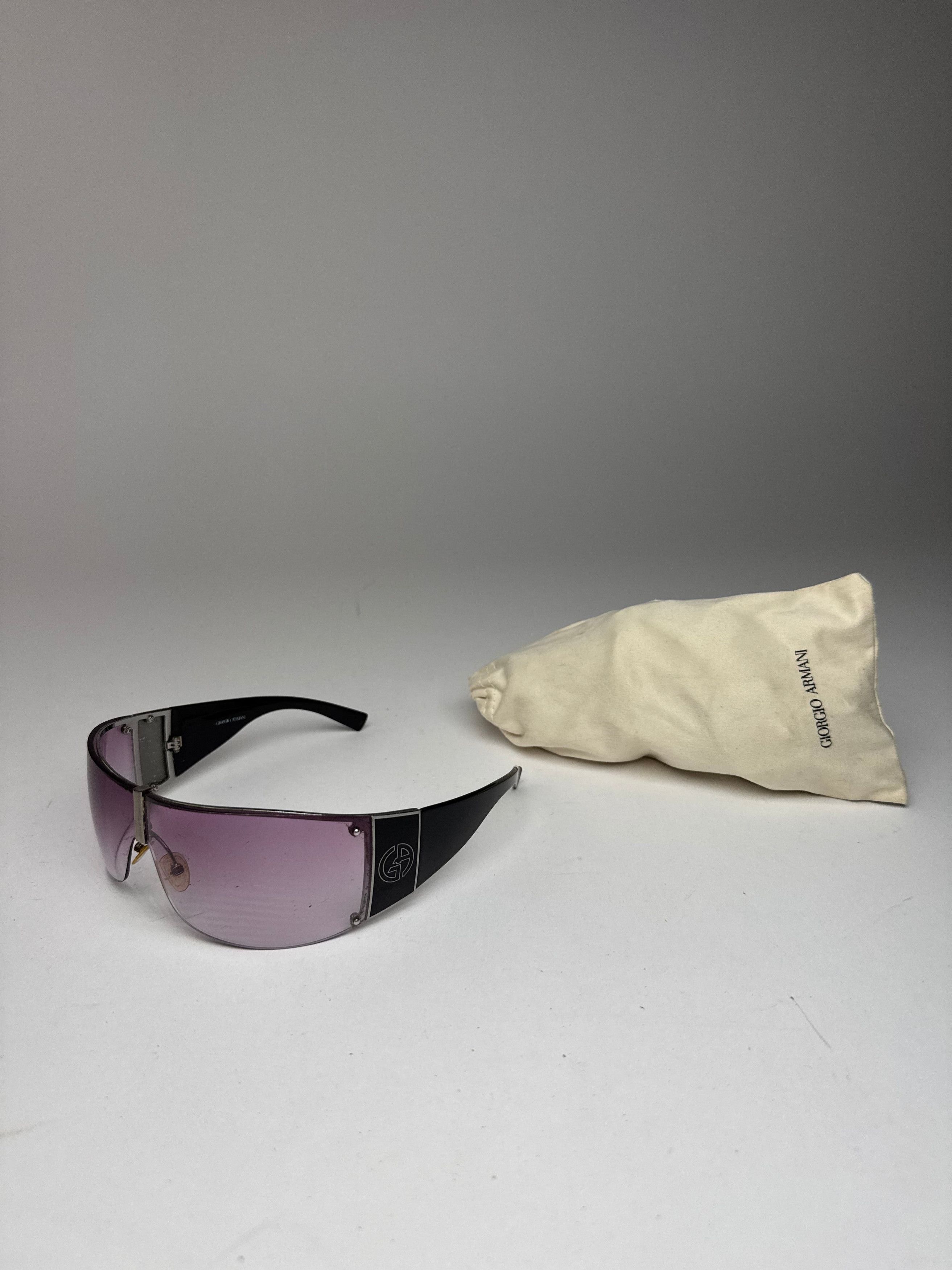 Giorgio Armani Vintage Armani Sunglasses Purple Size ONE SIZE - 8 Thumbnail