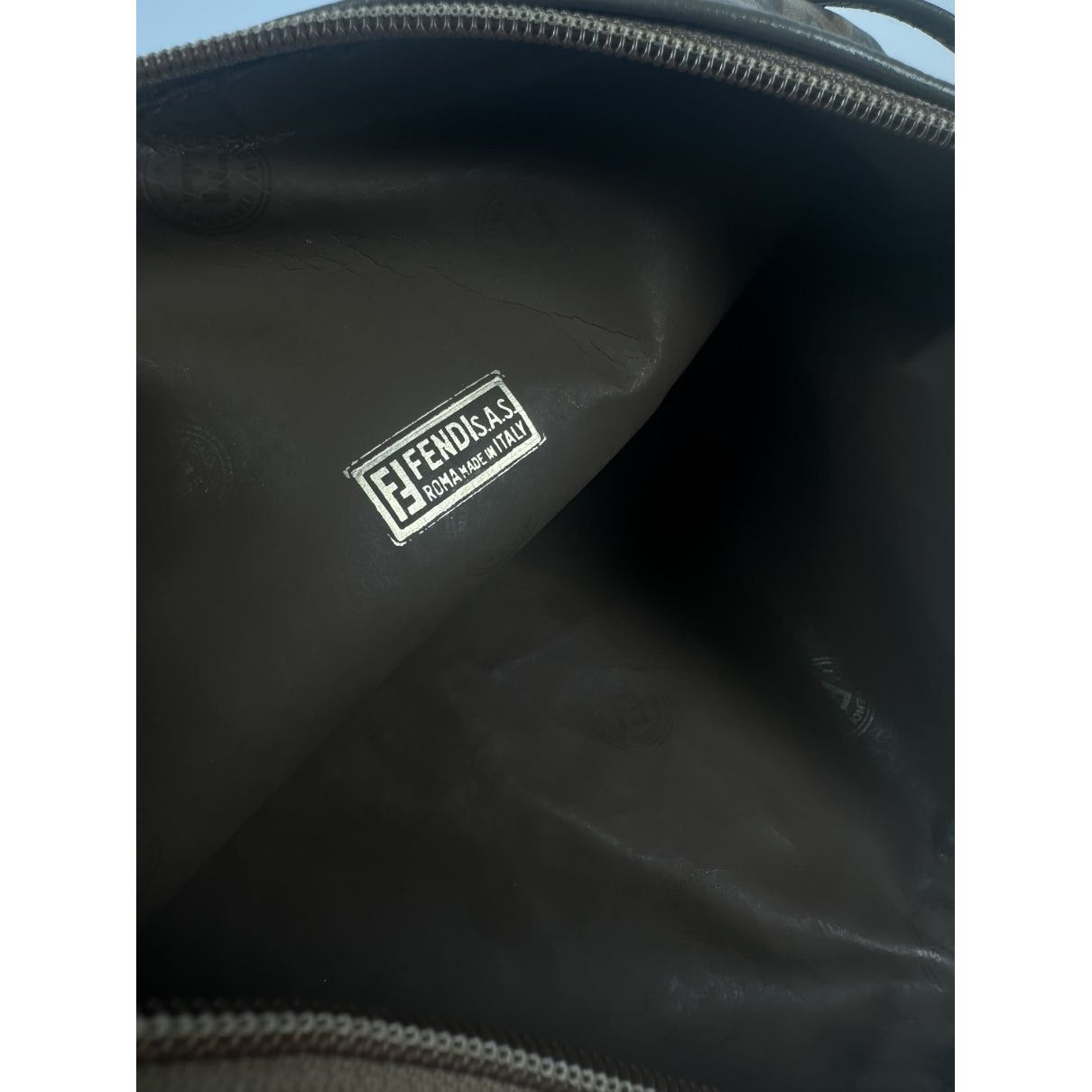 Fendi Baguette Brown Leather Clutch Bag Size ONE SIZE - 4 Thumbnail