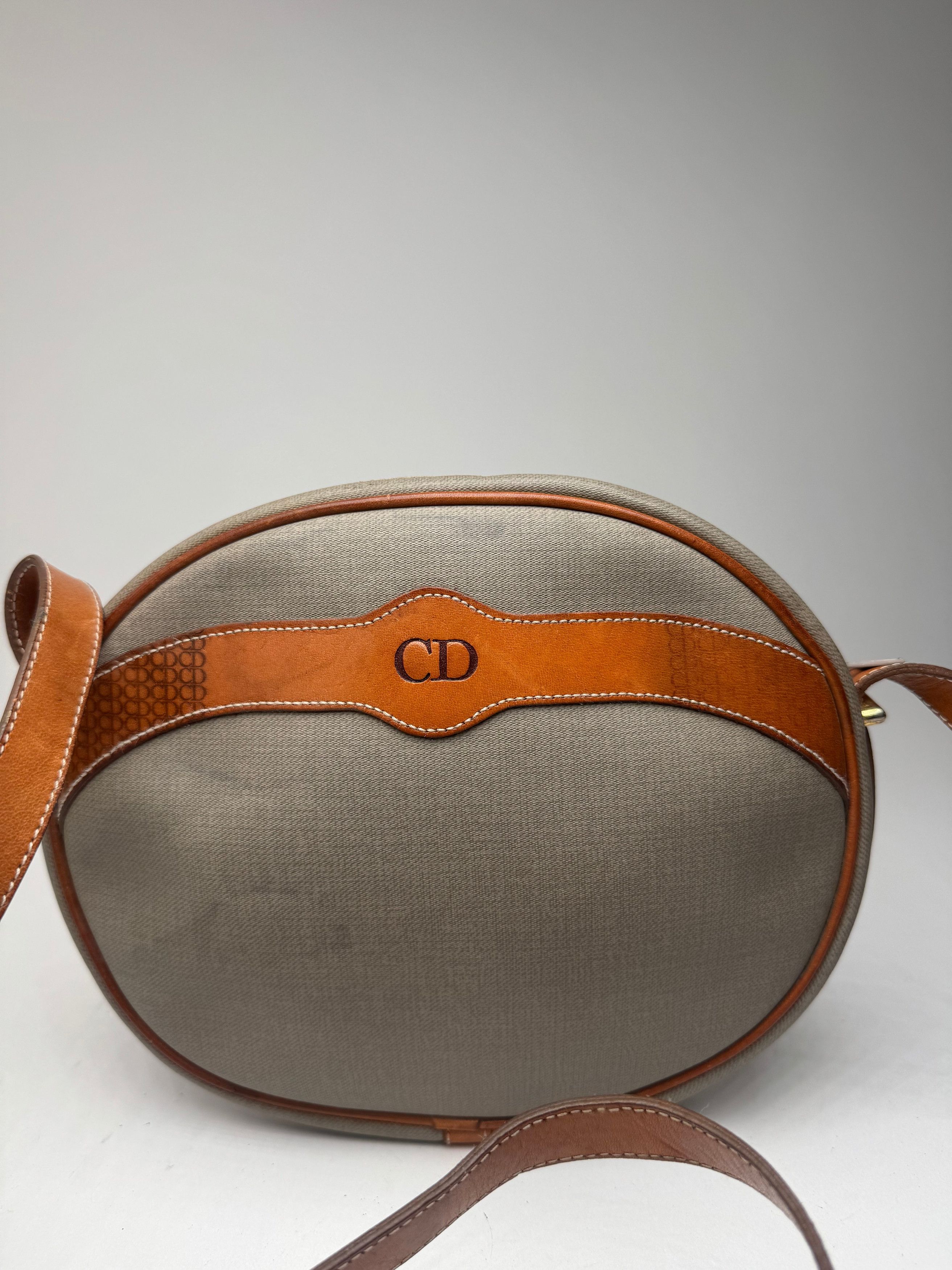 Dior Vintage Crossbody Bag Grey Brown Size ONE SIZE - 6 Thumbnail