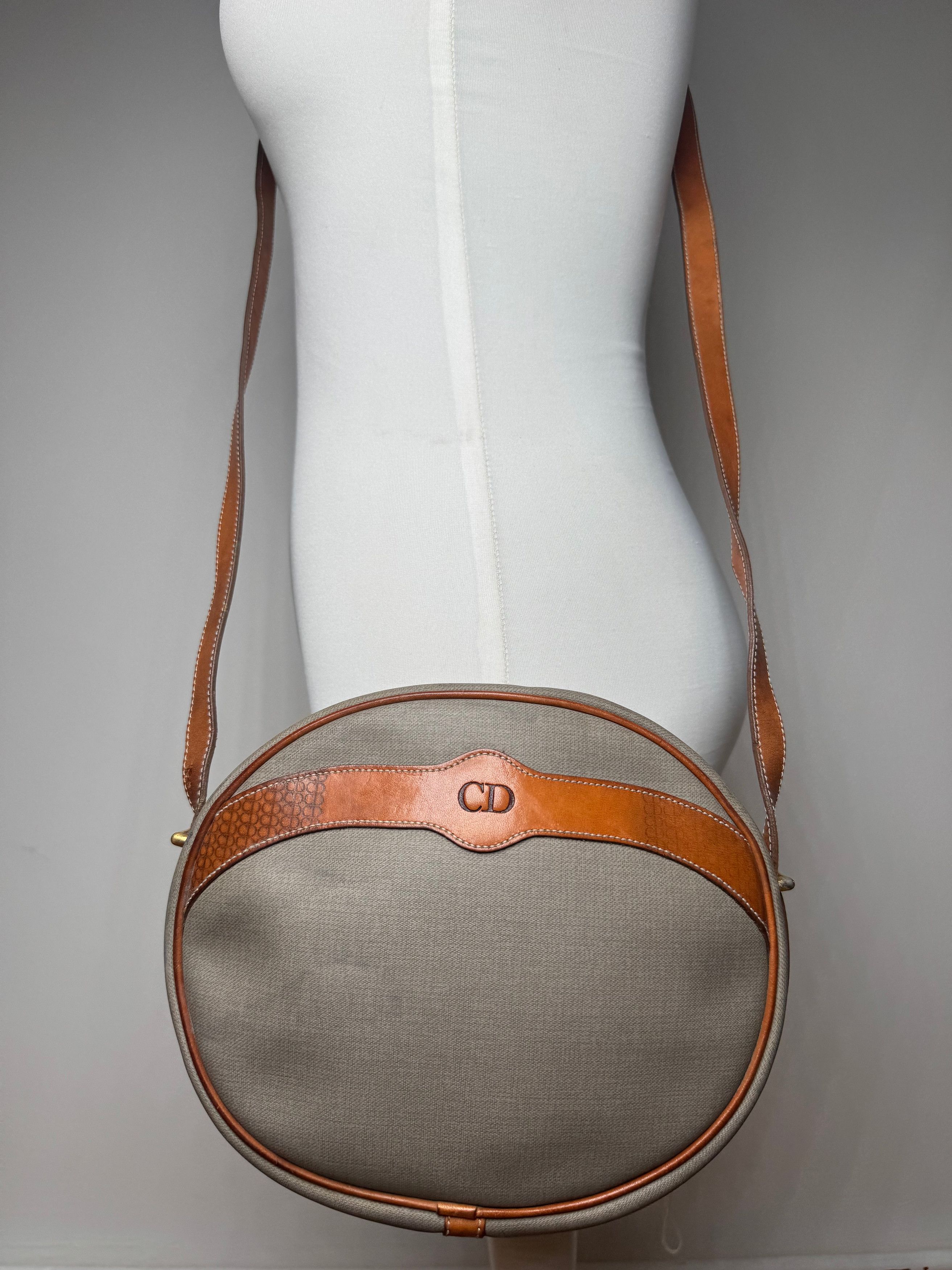 Dior Vintage Crossbody Bag Grey Brown Size ONE SIZE - 14 Thumbnail