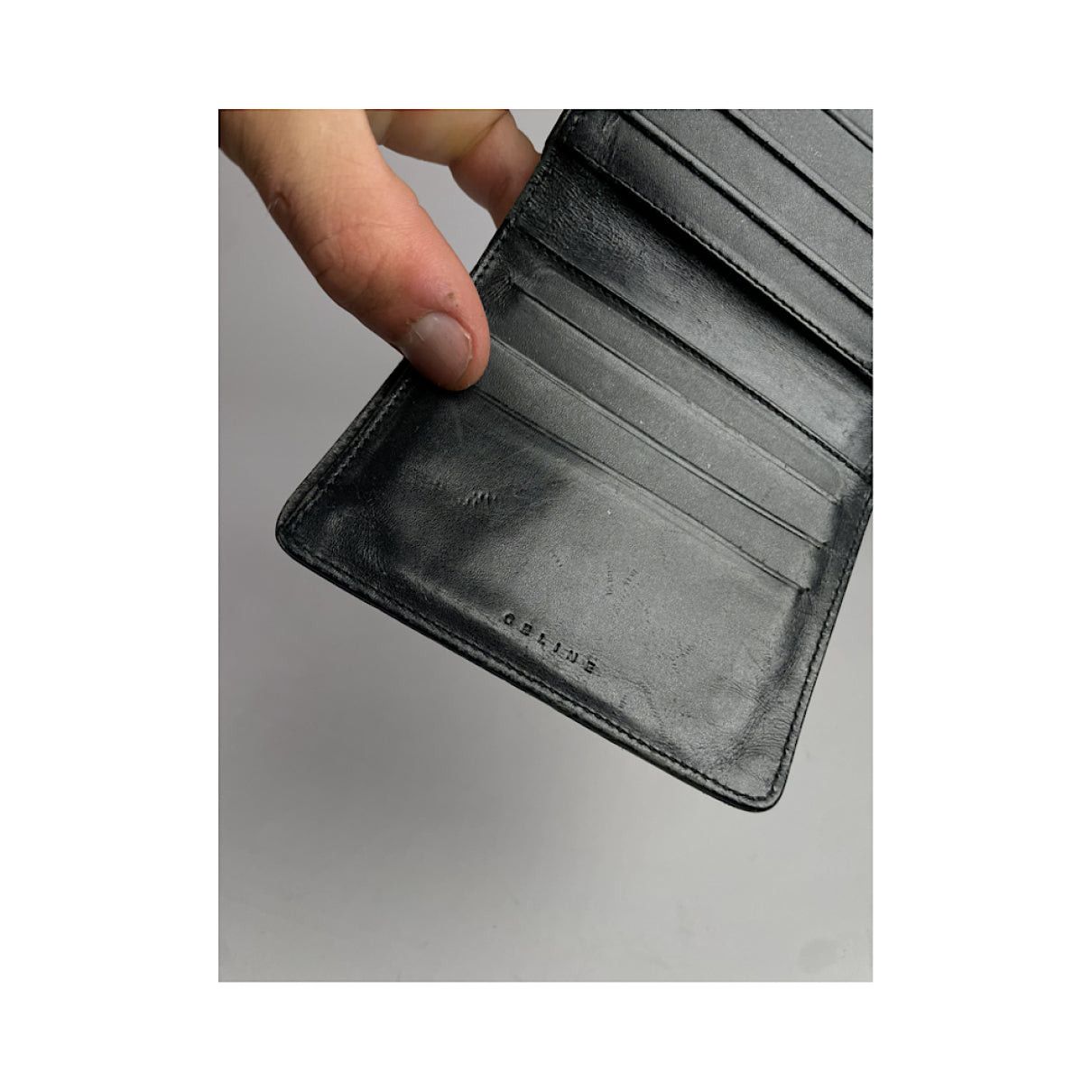 Celine Triomphe Black Patent Leather Wallet Size ONE SIZE - 5 Thumbnail