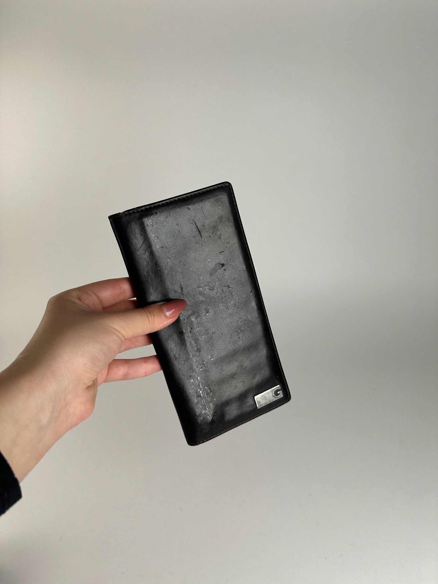 Givenchy Vintage leather ID holder black Size ONE SIZE - 4 Thumbnail