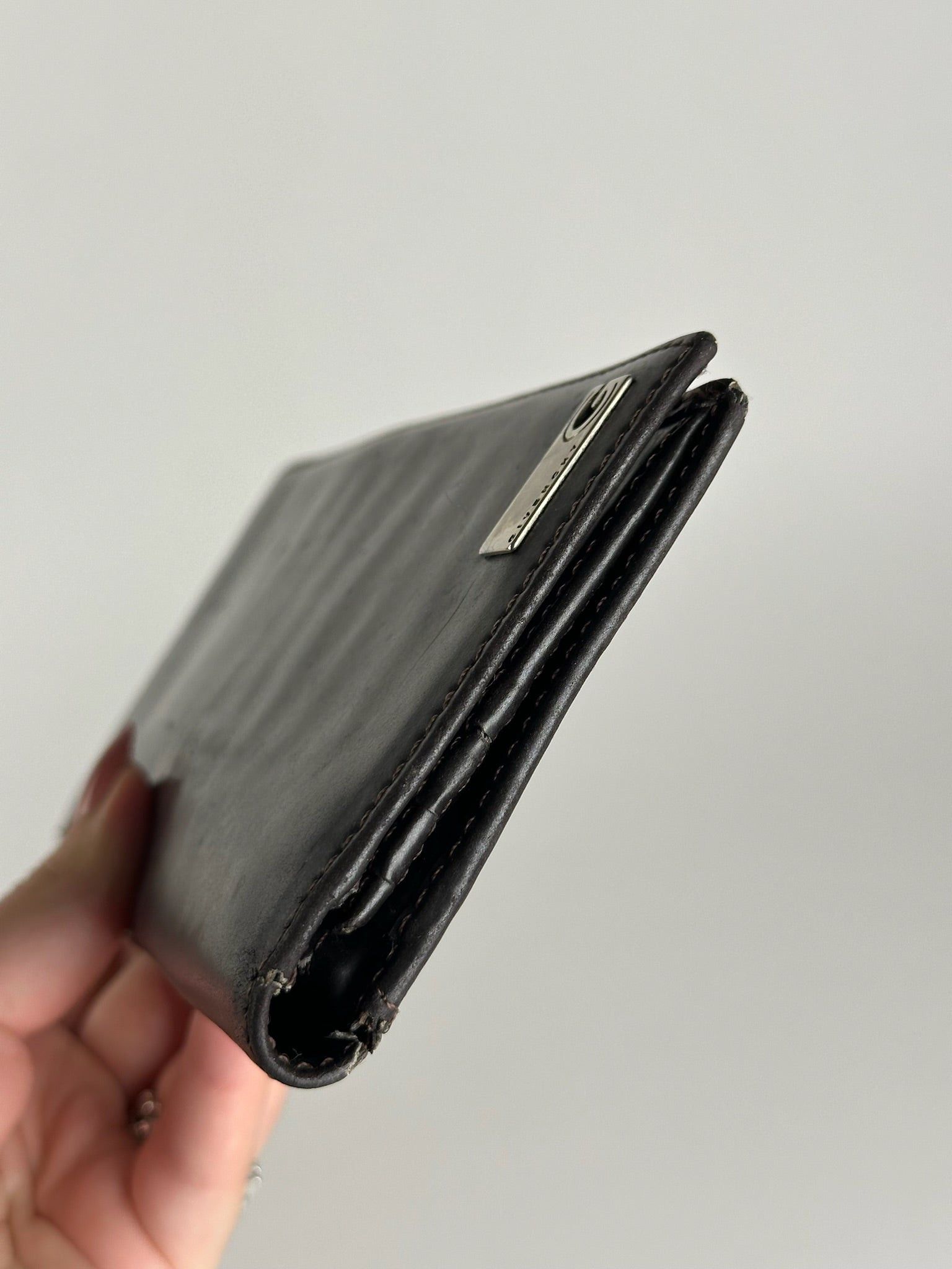 Givenchy Vintage leather ID holder black Size ONE SIZE - 10 Thumbnail