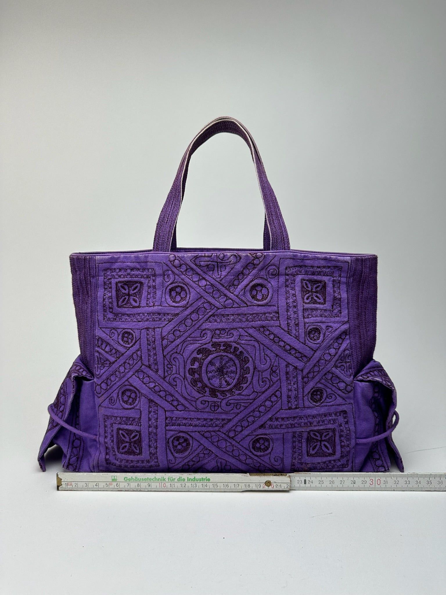 Issey Miyake Vintage Tamasha Cotton Bag purple Size ONE SIZE - 10 Thumbnail