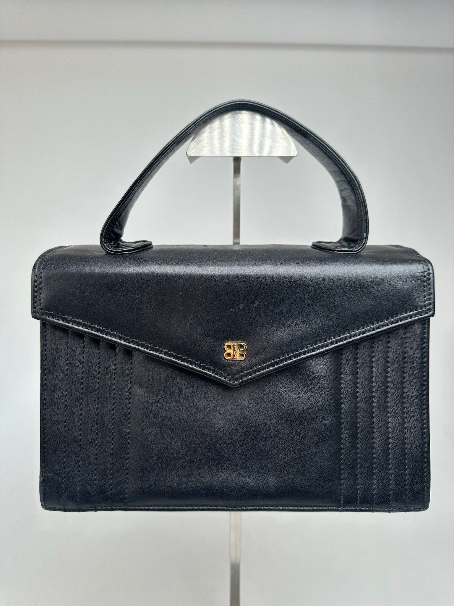 Balenciaga Vintage Leather Bag Black Size ONE SIZE - 7 Thumbnail