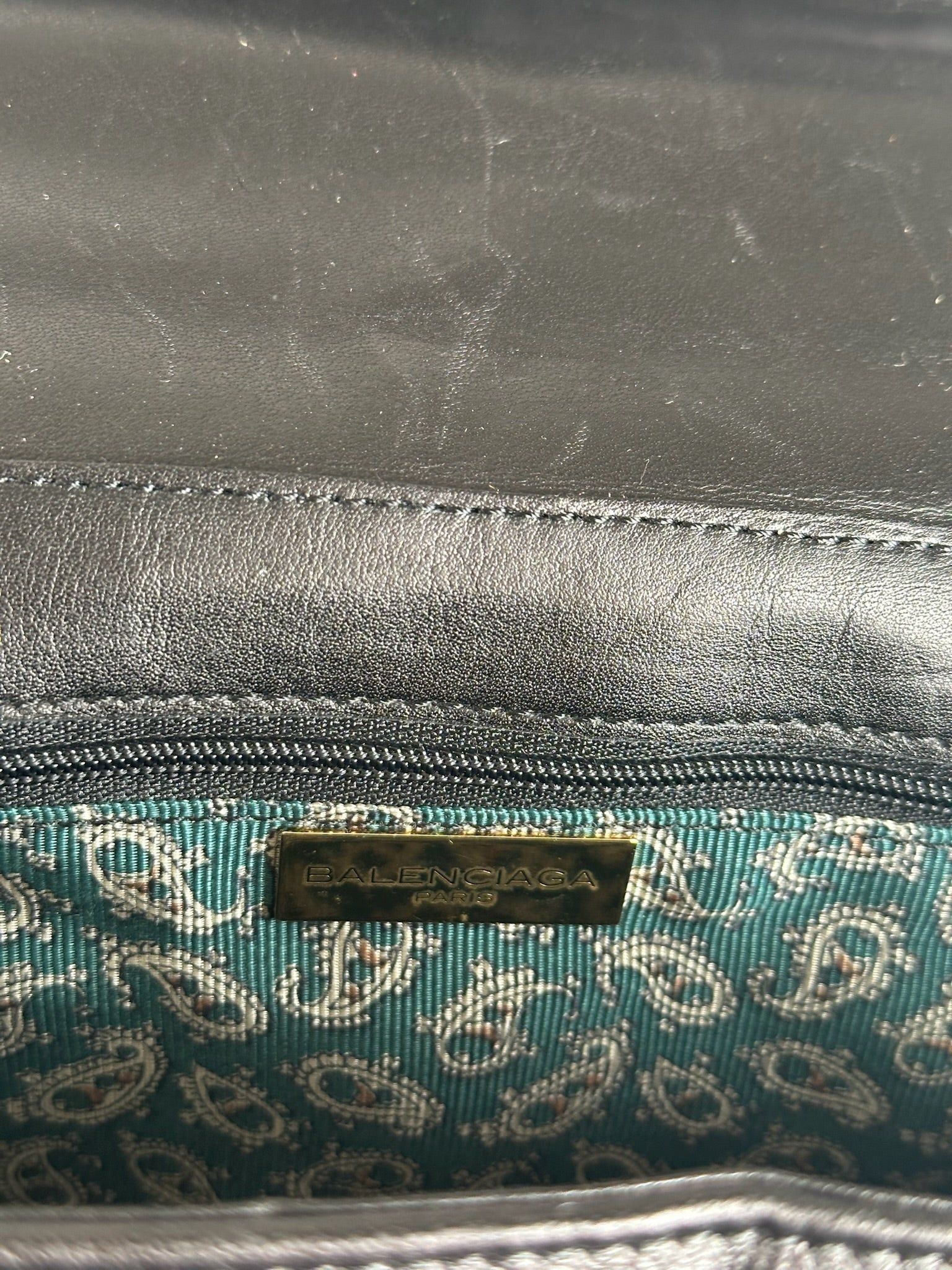 Balenciaga Vintage Leather Bag Black Size ONE SIZE - 3 Thumbnail