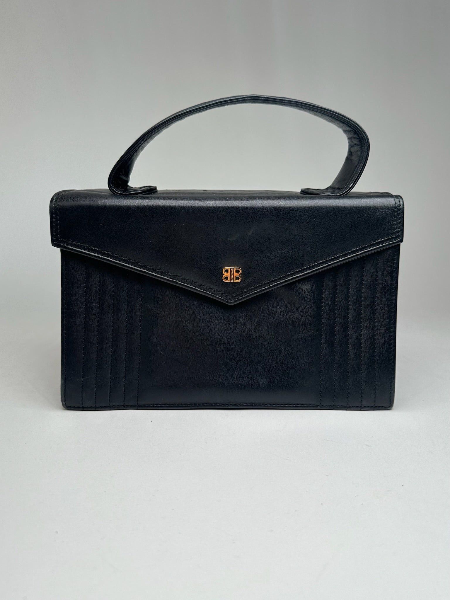 Balenciaga Vintage Leather Bag Black Size ONE SIZE - 2 Thumbnail