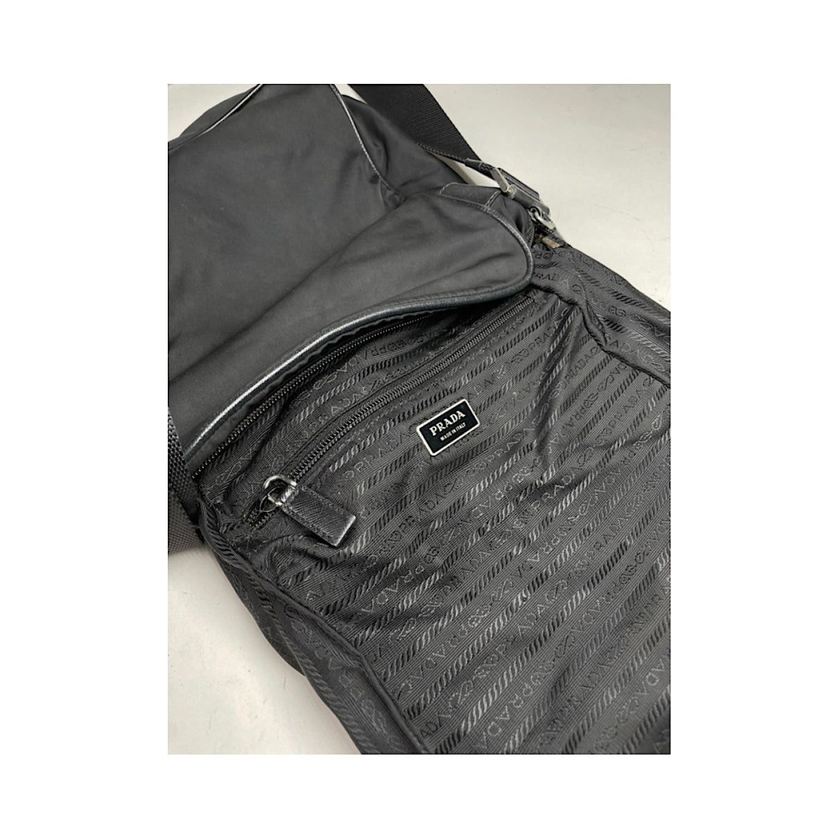 Prada Black Polyester Bag Size ONE SIZE - 4 Thumbnail