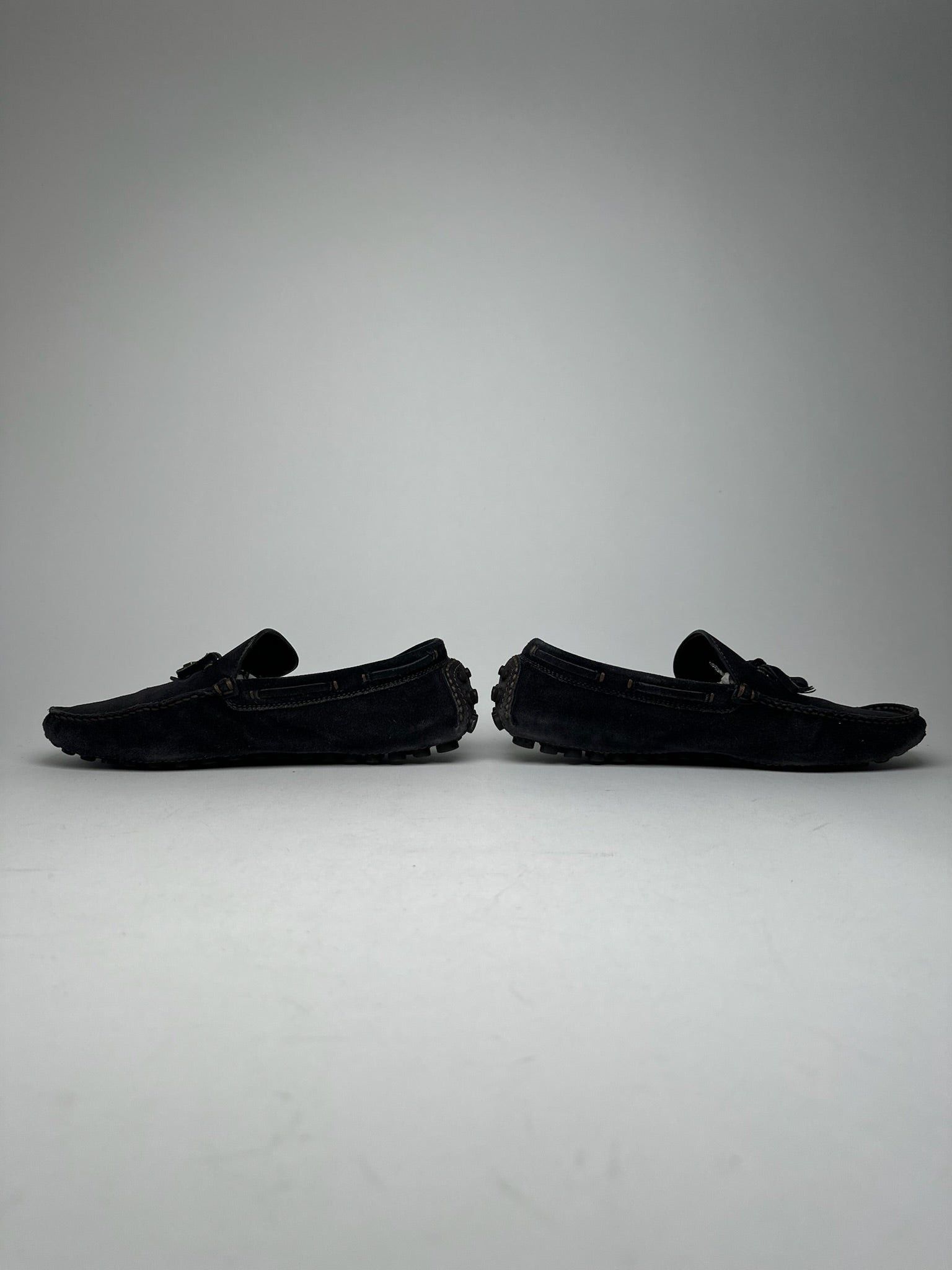 Louis Vuitton Vintage Suede Loafer black Size US 9 / IT 39 - 9 Thumbnail