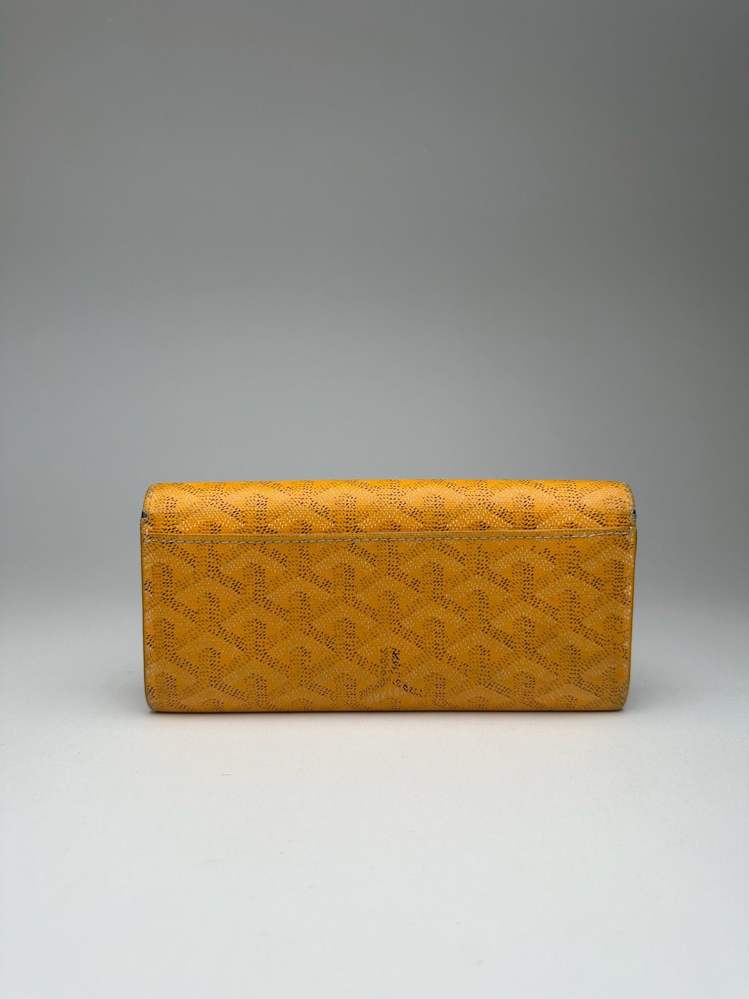 Goyard Vintage monogram Leather wallet yellow Size ONE SIZE - 2 Thumbnail
